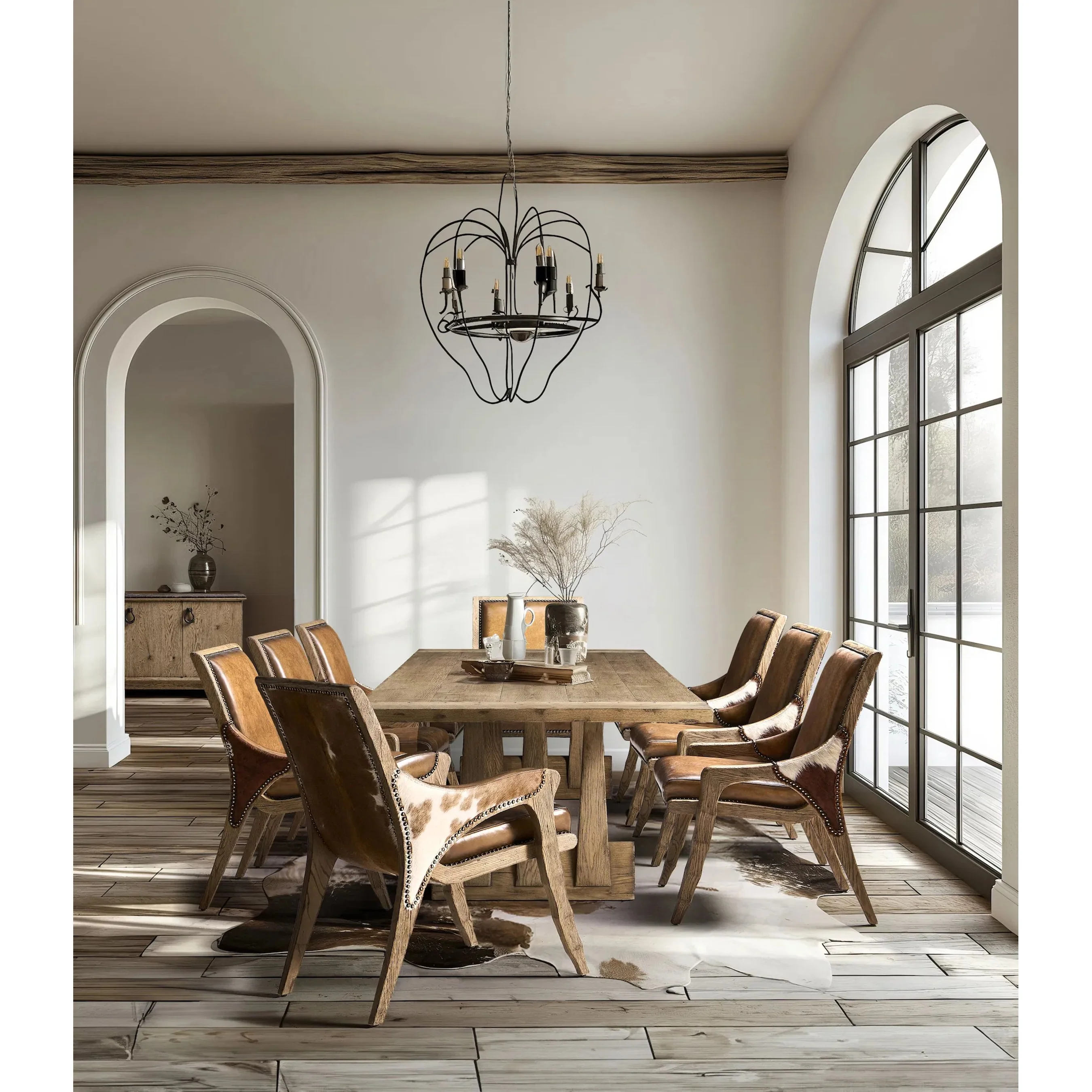 124" Echo Canyon Rectangular Dining Table - Image 9