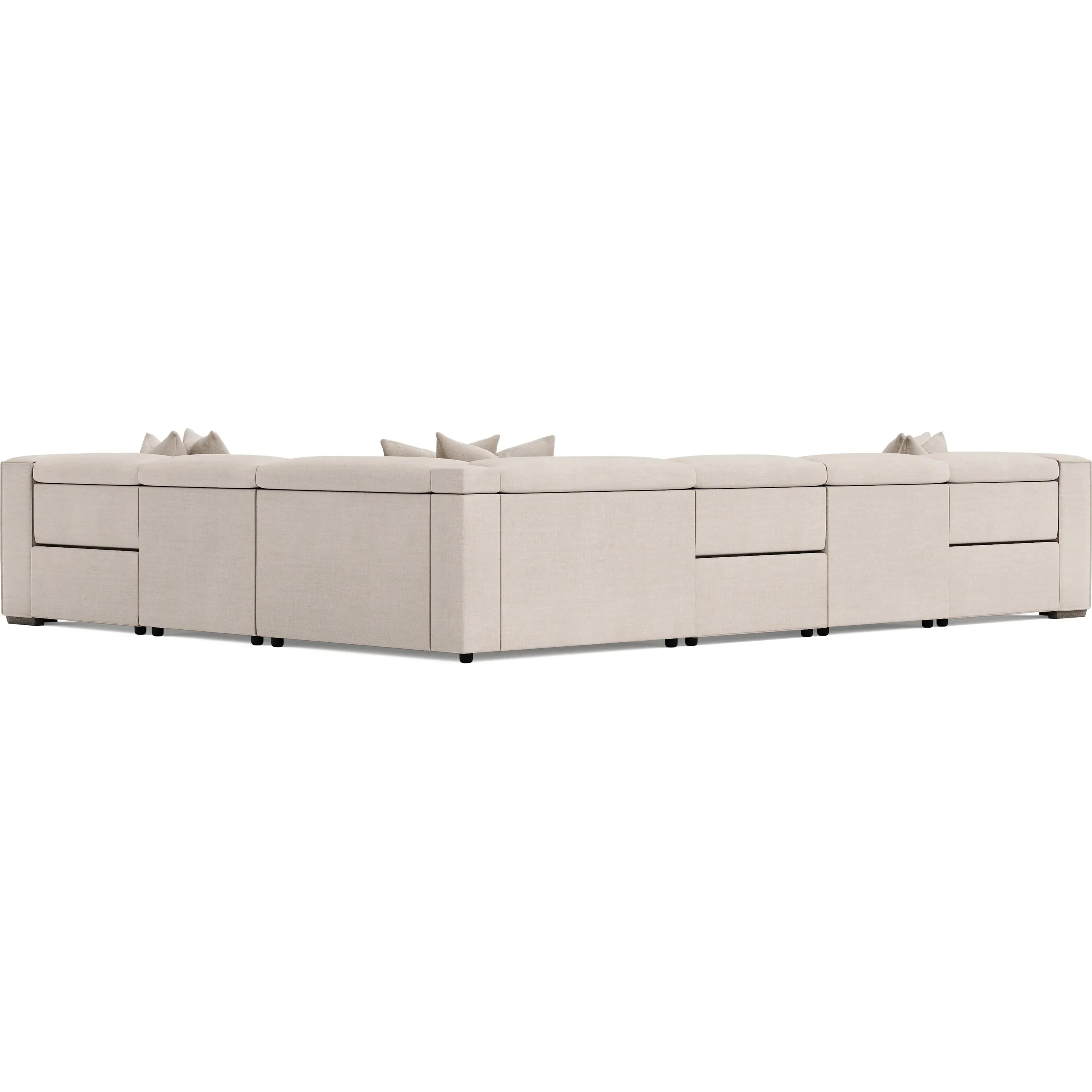 6 Piece Bliss Fabric Power Motion Sectional - Image 4