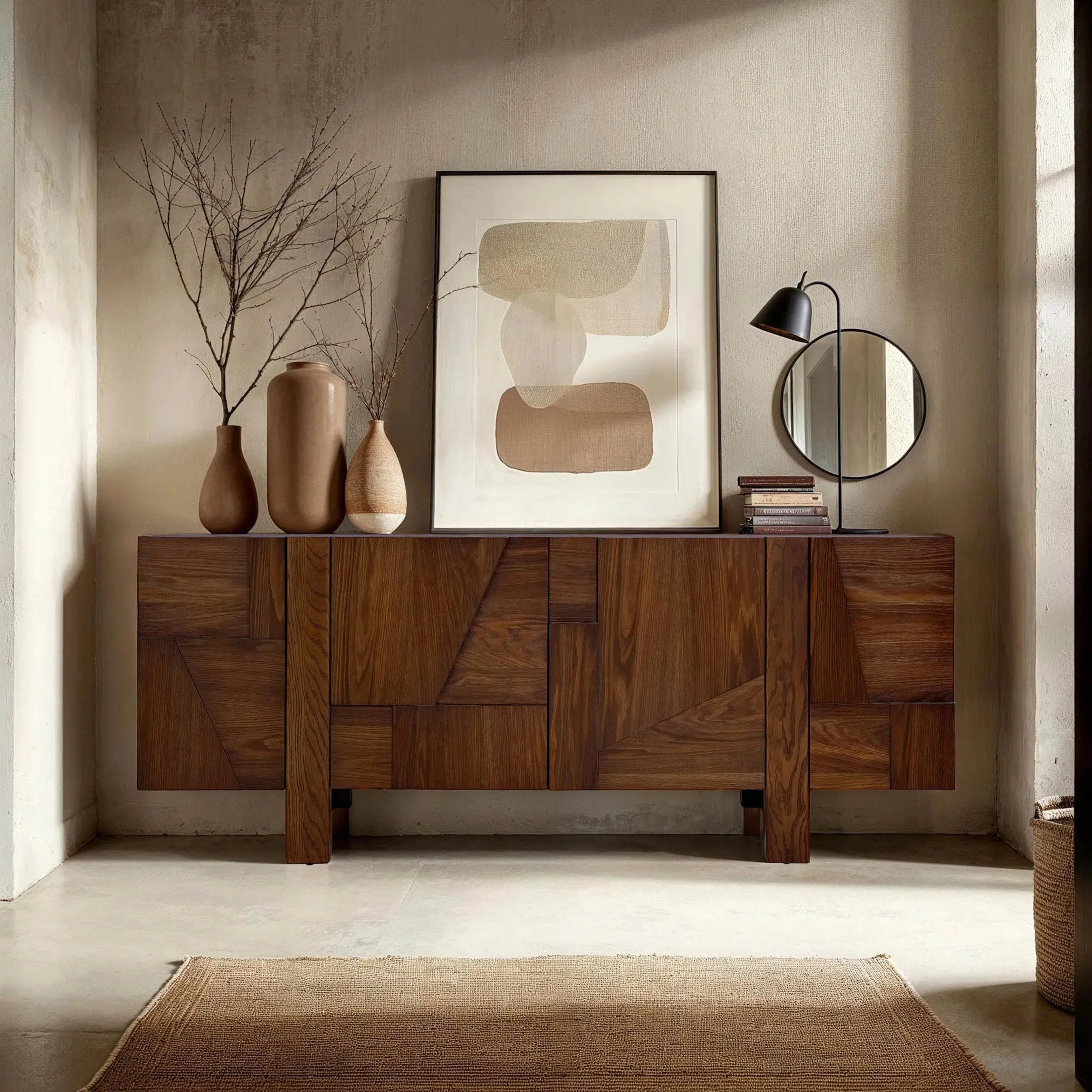 Abstract 4 Door Sideboard - Image 9