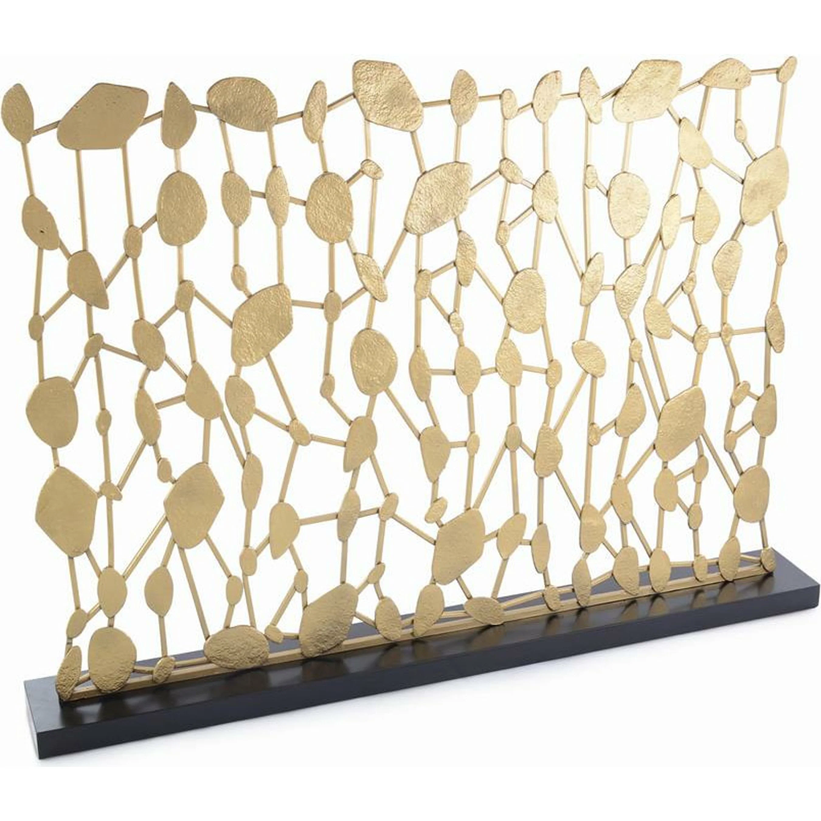 Abstract Sculptural Fire Screen