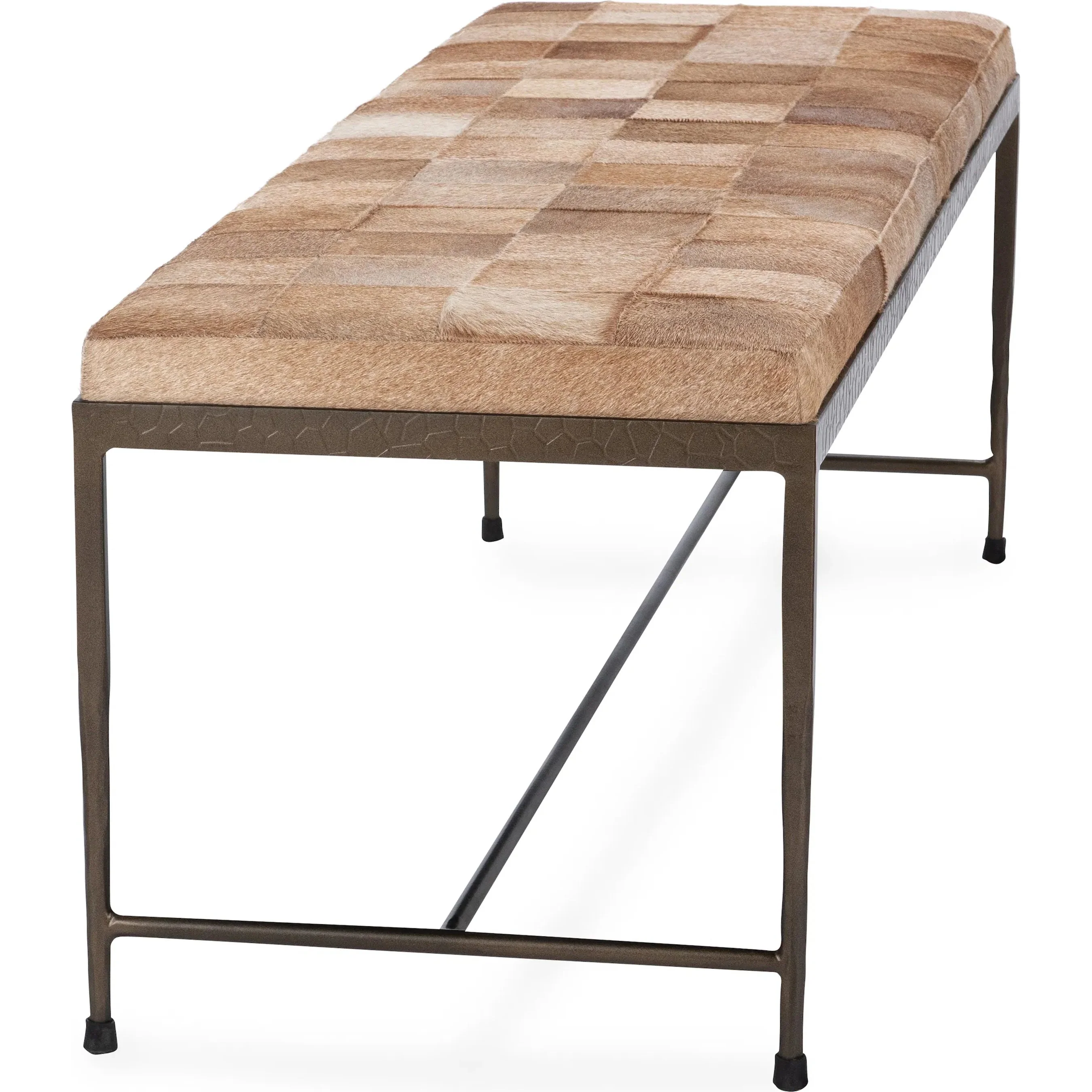 Achen Hair on Hide Bench - Image 16