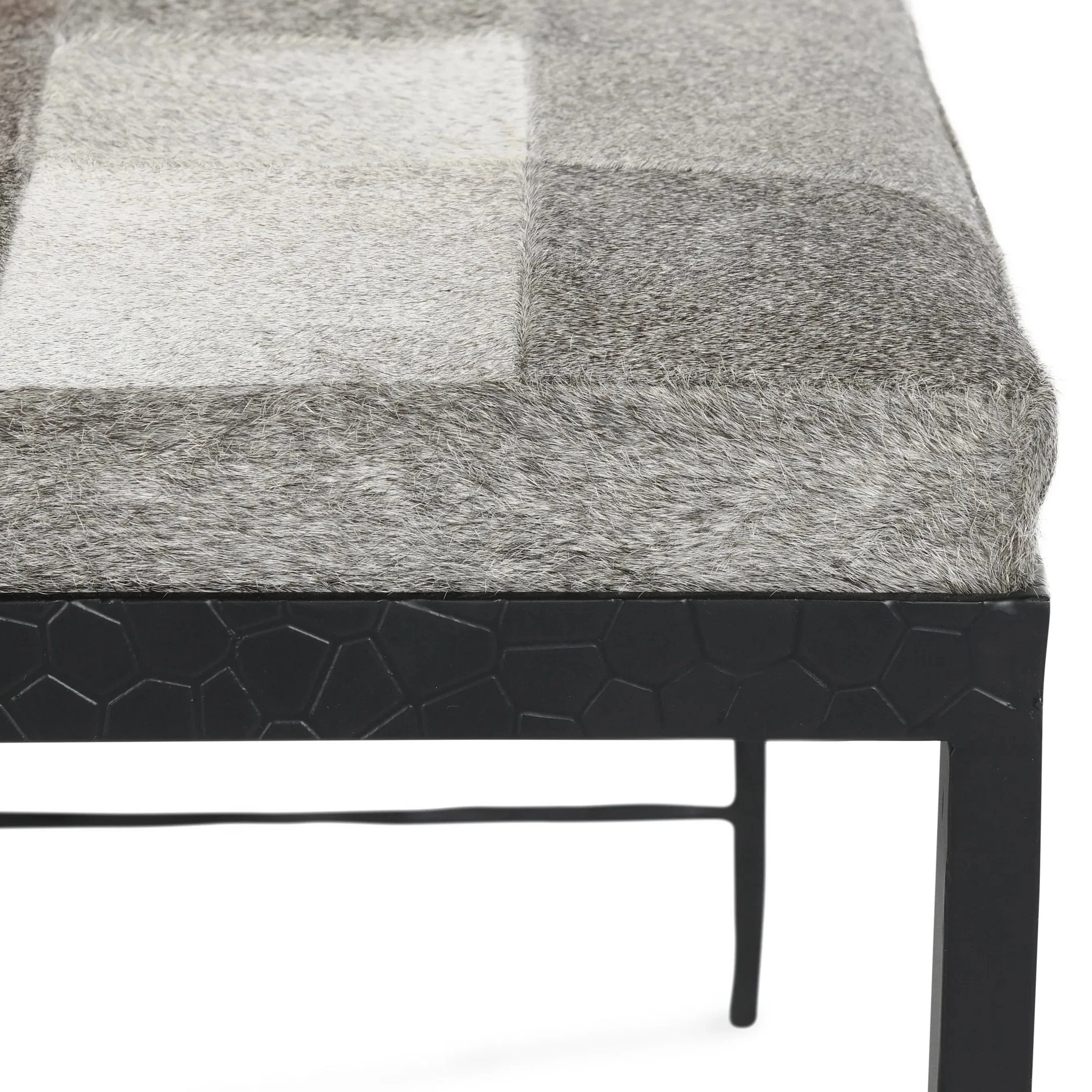 Achen Hair on Hide Bench - Image 19