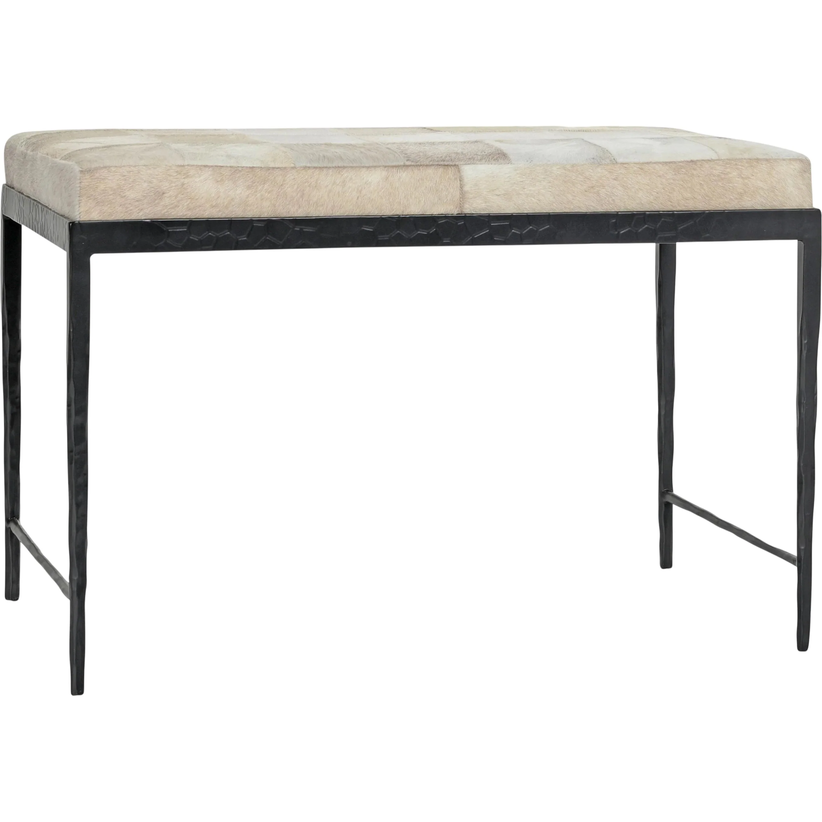 Achen Hair on Hide Bench - Image 2