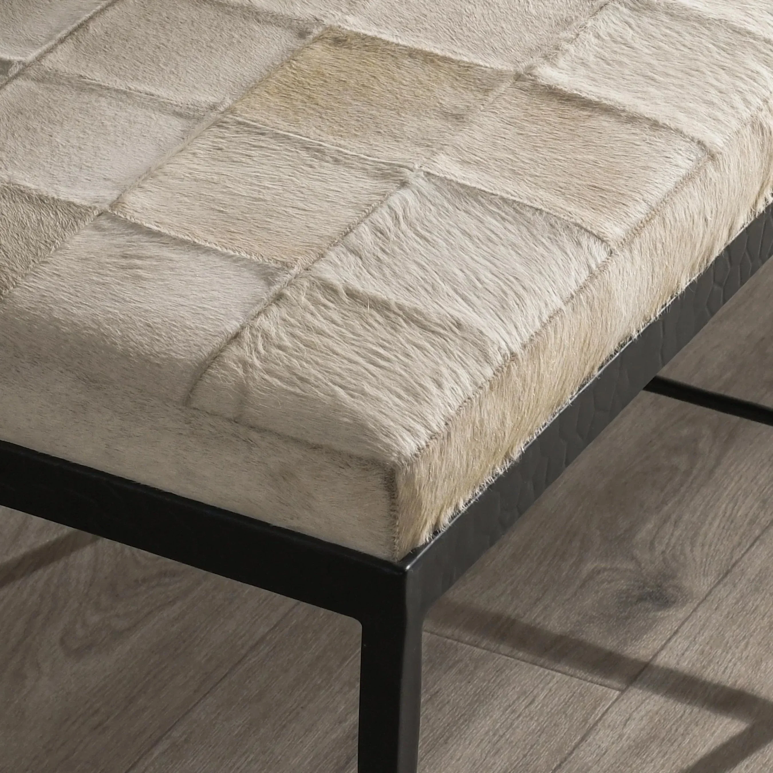 Achen Hair on Hide Bench - Image 24