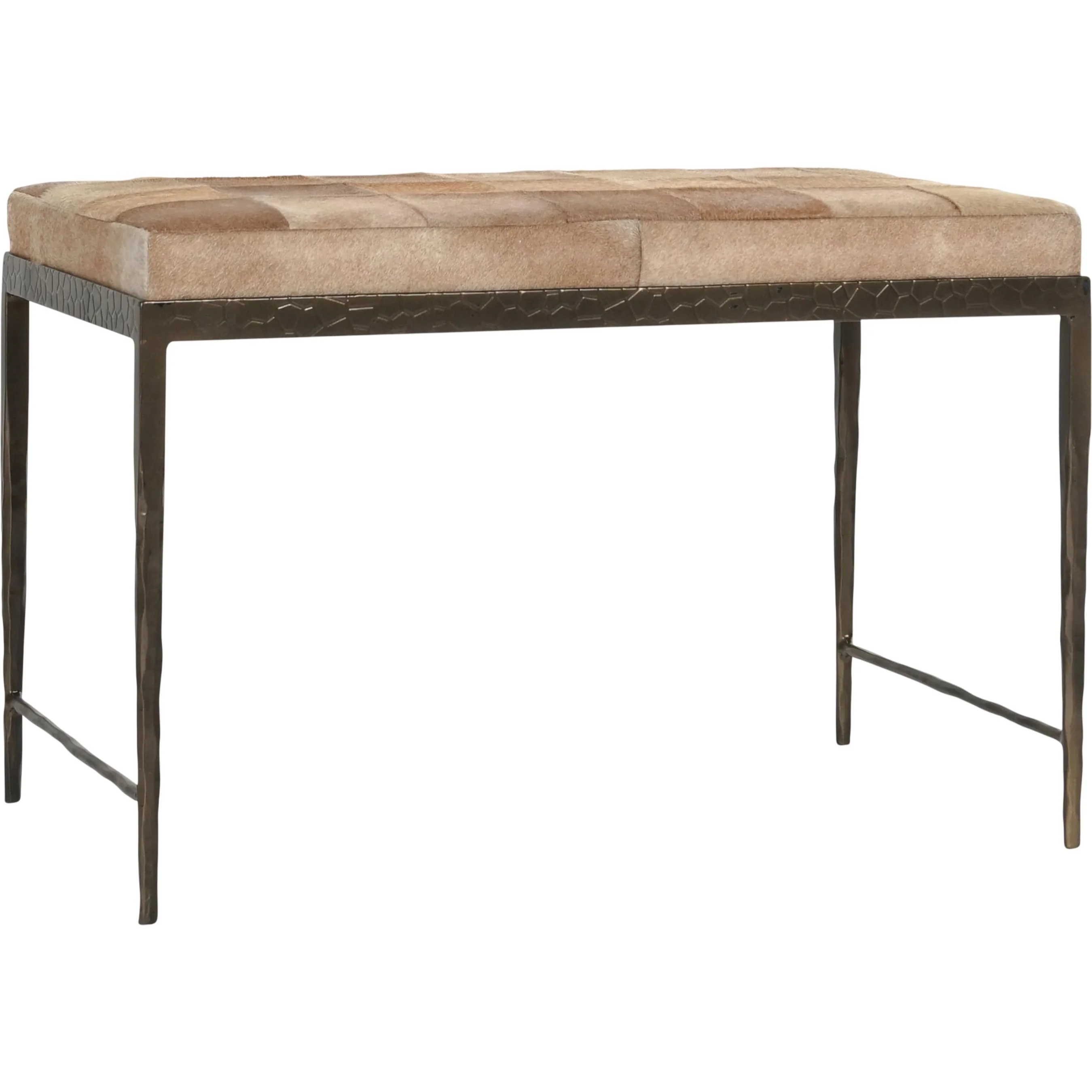 Achen Hair on Hide Bench - Image 3