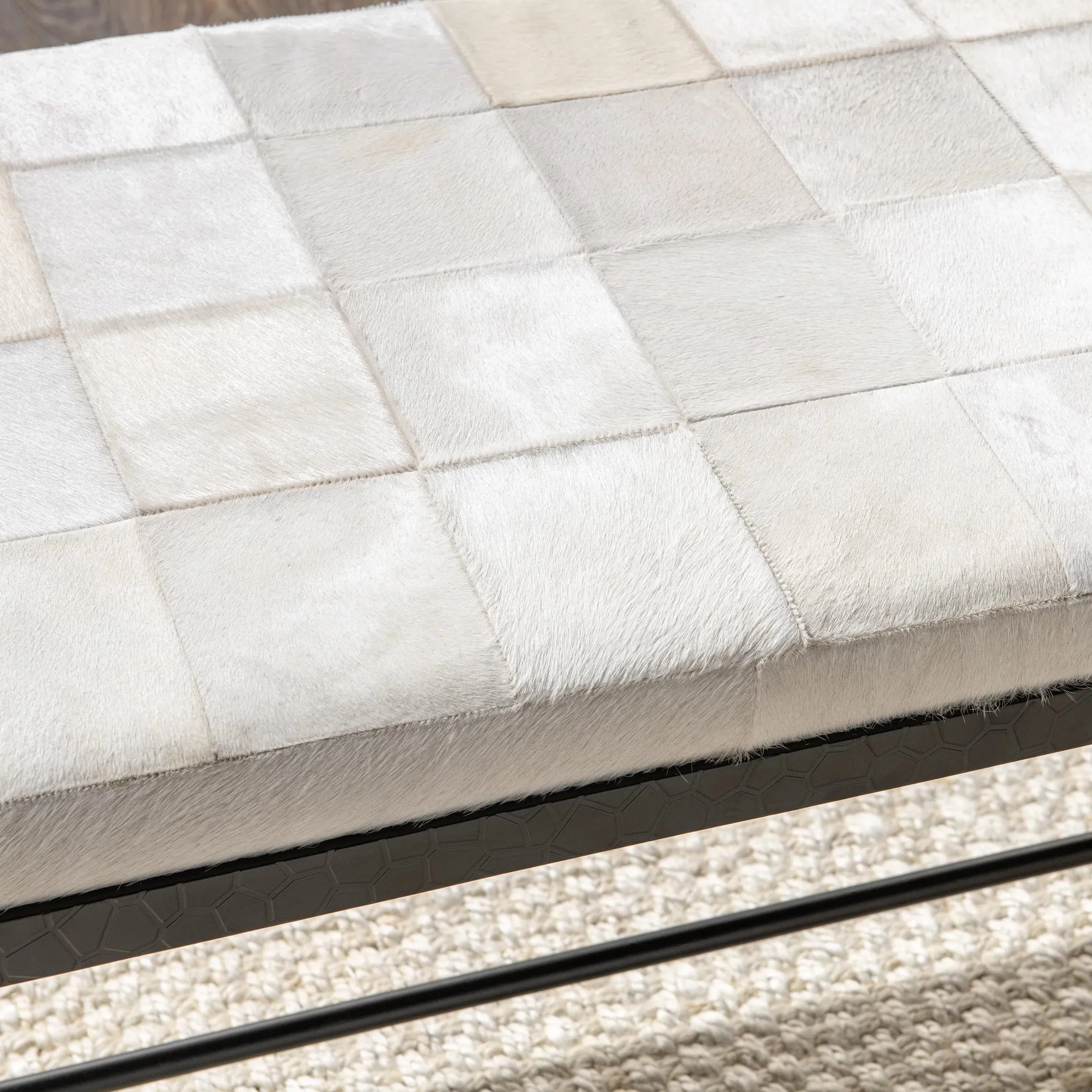 Achen Hair on Hide Bench - Image 40
