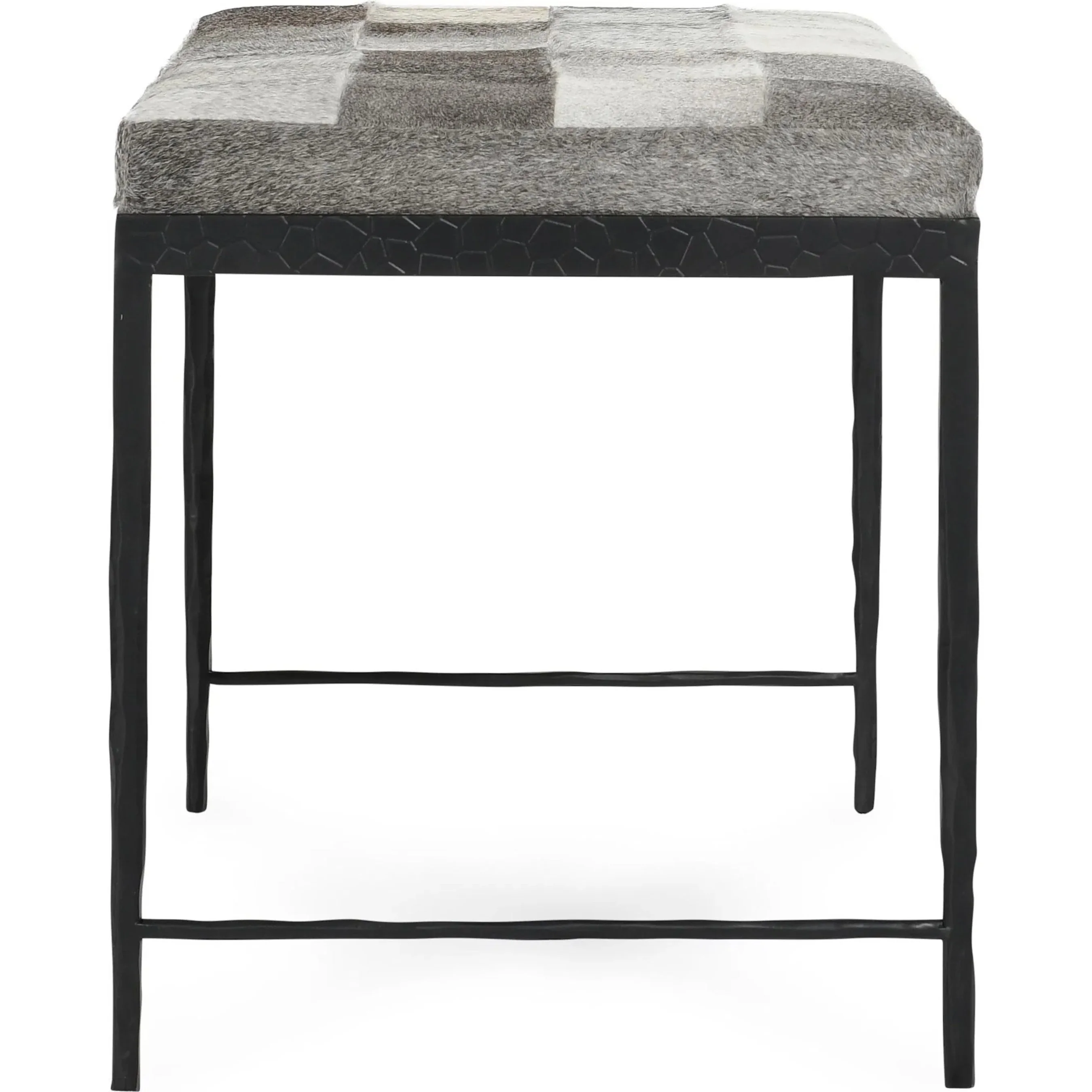 Achen Hair on Hide Bench - Image 7
