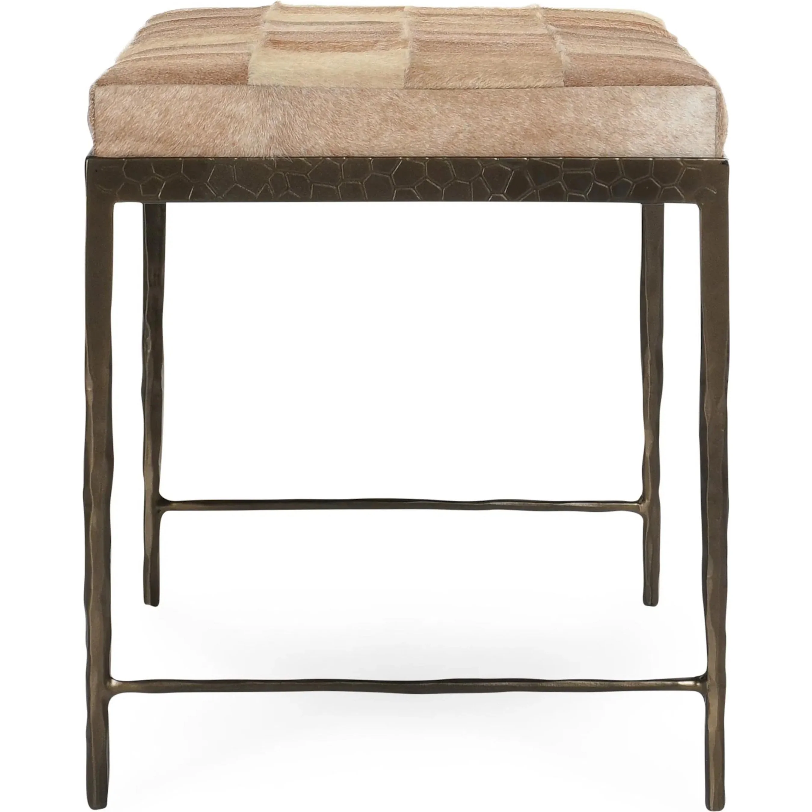 Achen Hair on Hide Bench - Image 9