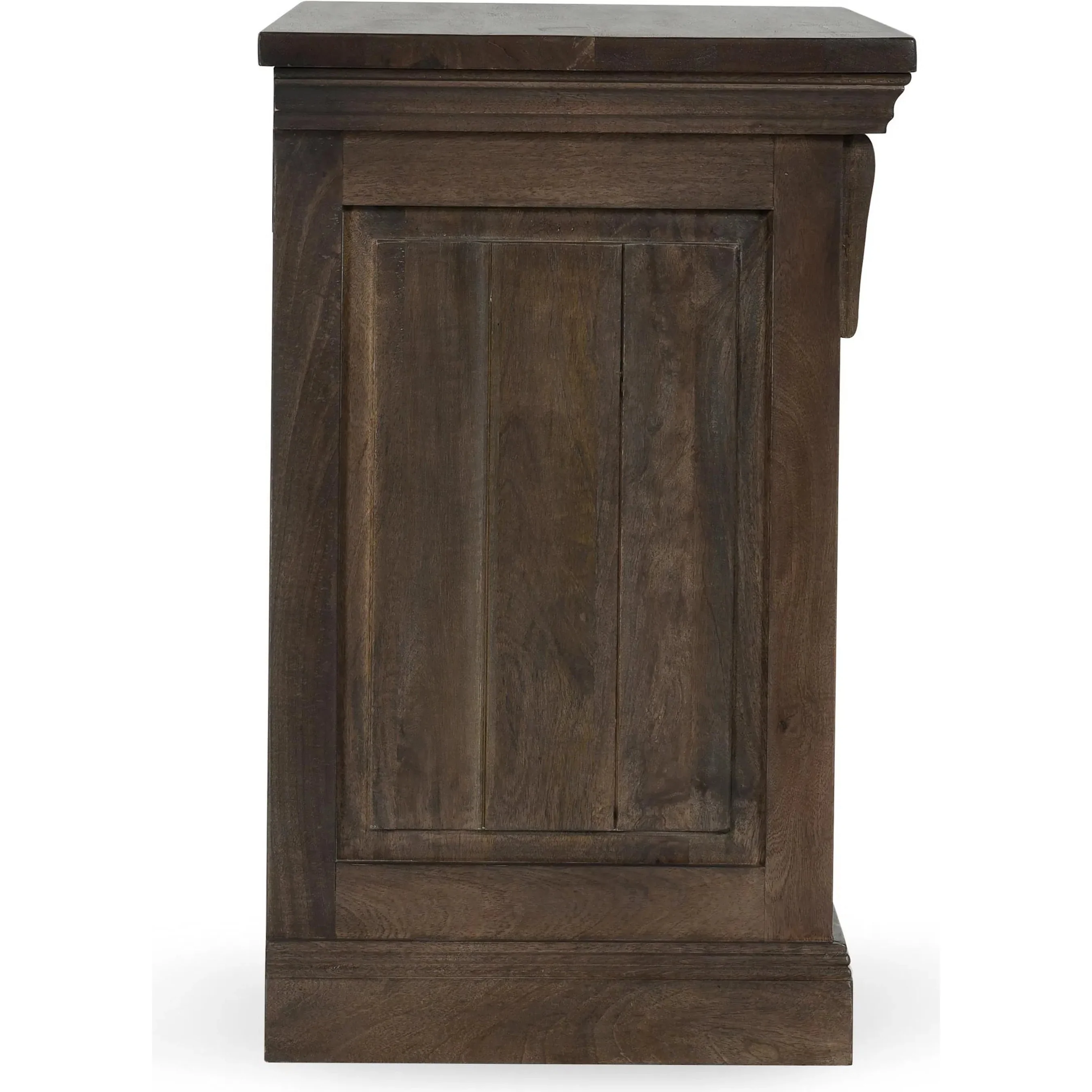 Adelaide Three-Door Mango Wood Nightstand - Image 9