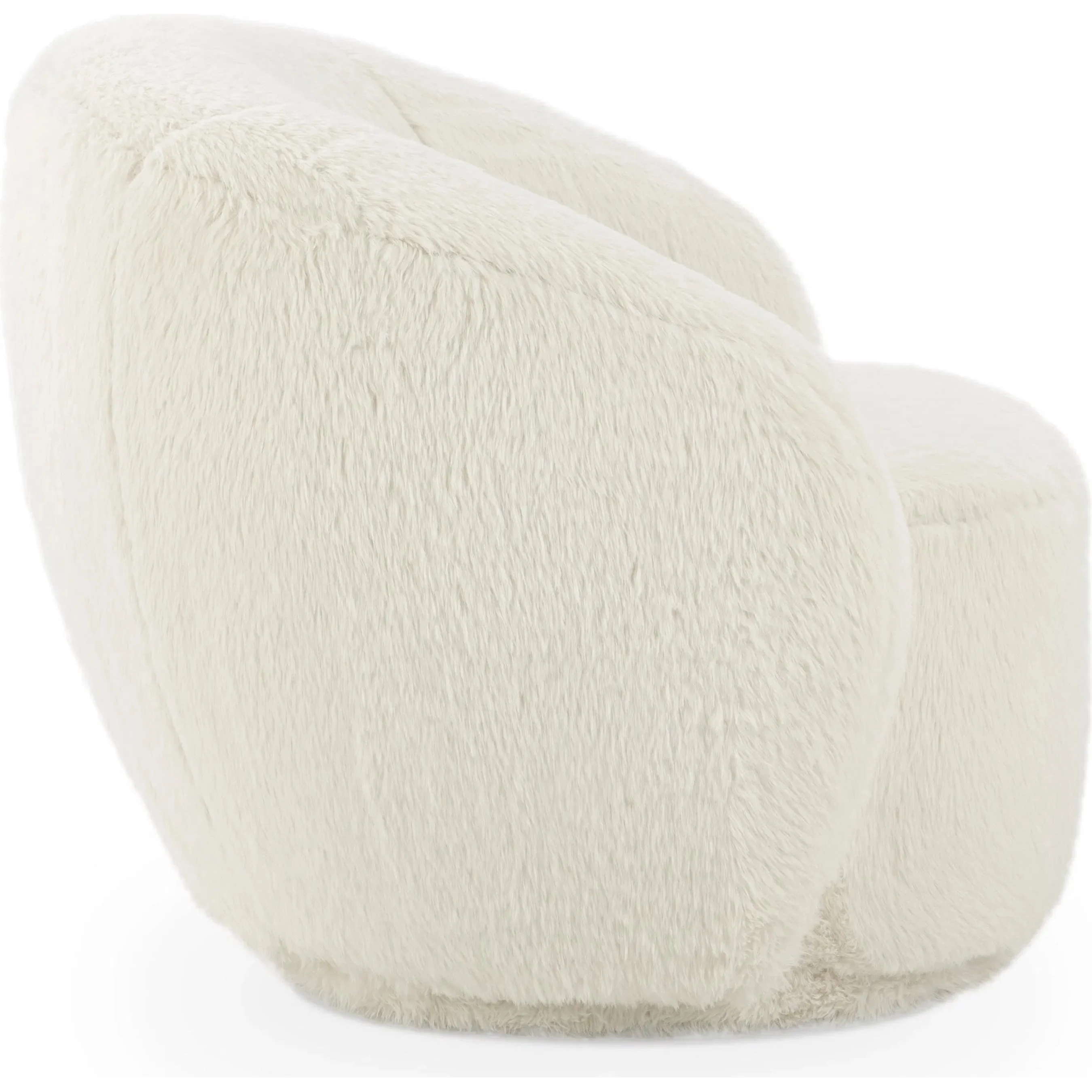 Adley Plush Swivel Accent Chair - Image 4