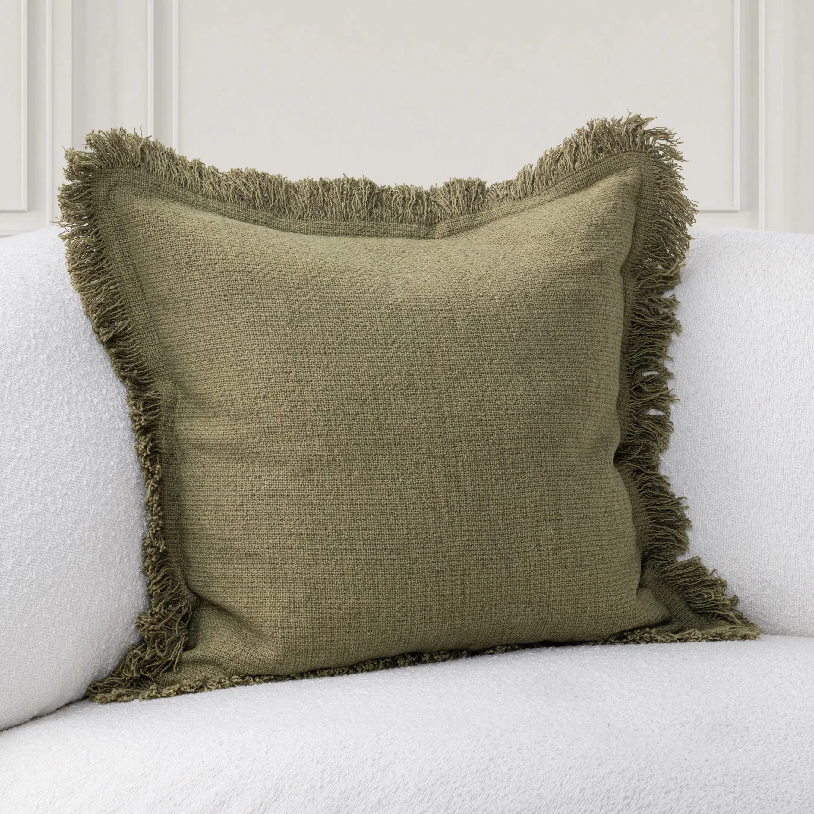 Agatha Linen Blend Fabric Throw Pillow - Image 14