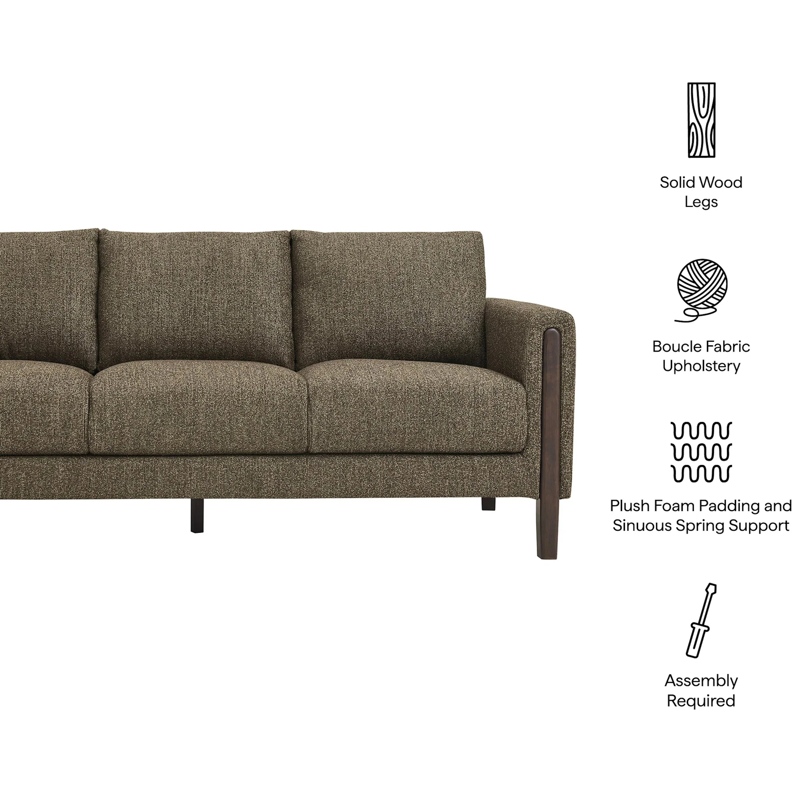 Aibonito Boucle Sofa - Image 4