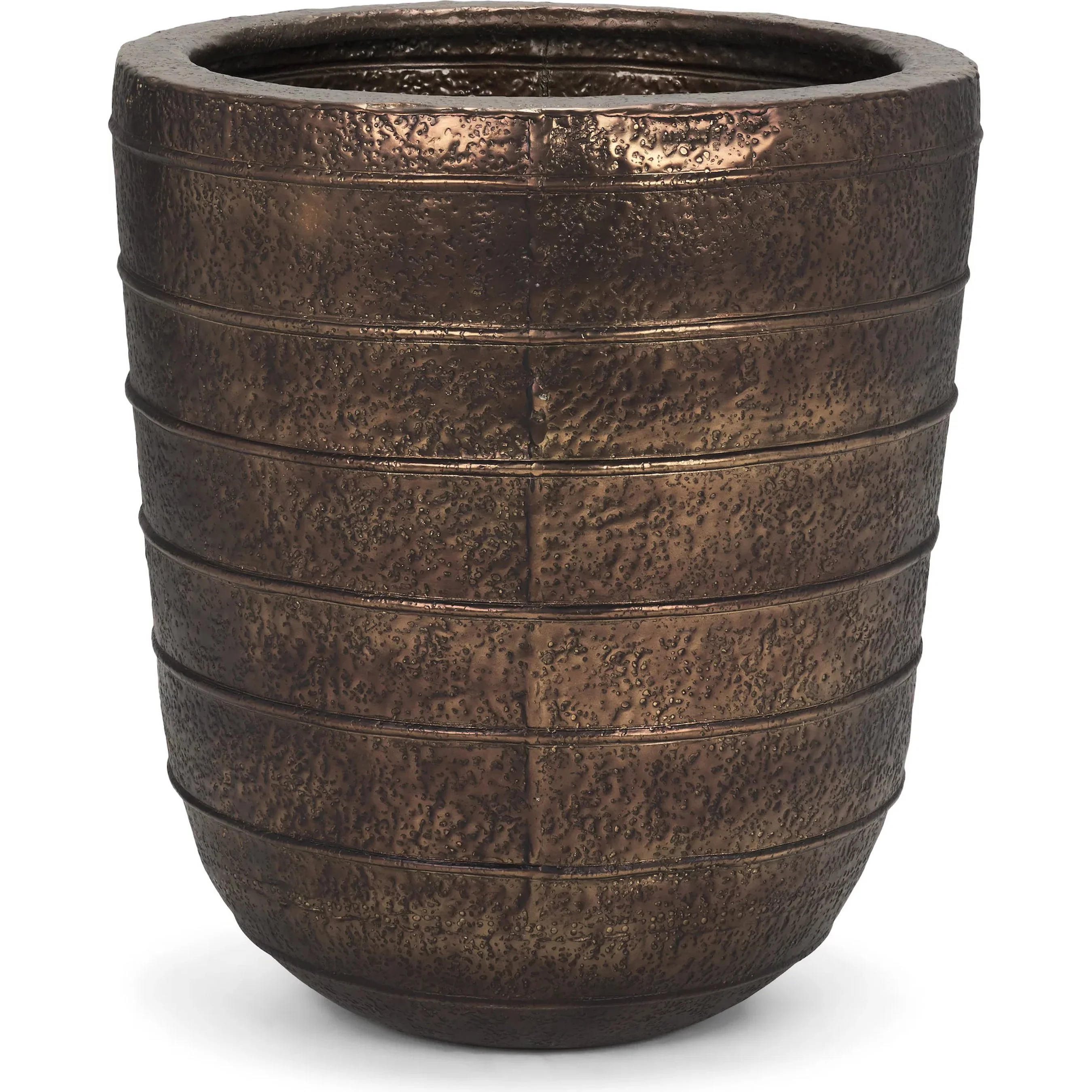 Aivana Antiqued Gold Floor Vase - Image 2