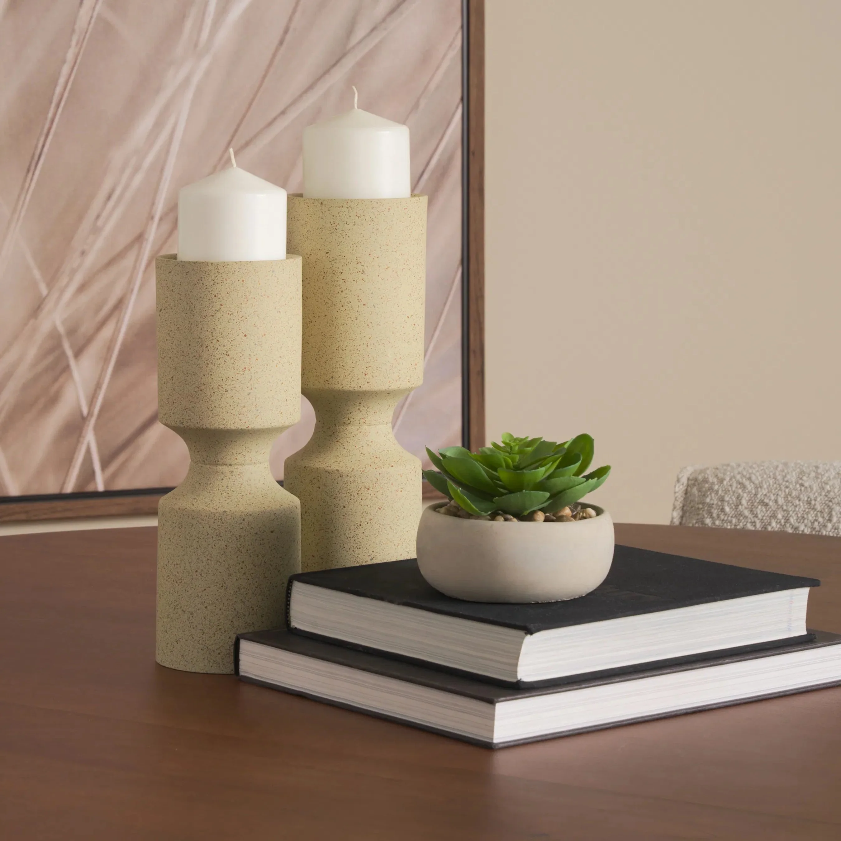 Akira Textured Pillar Candle Holder - Image 8