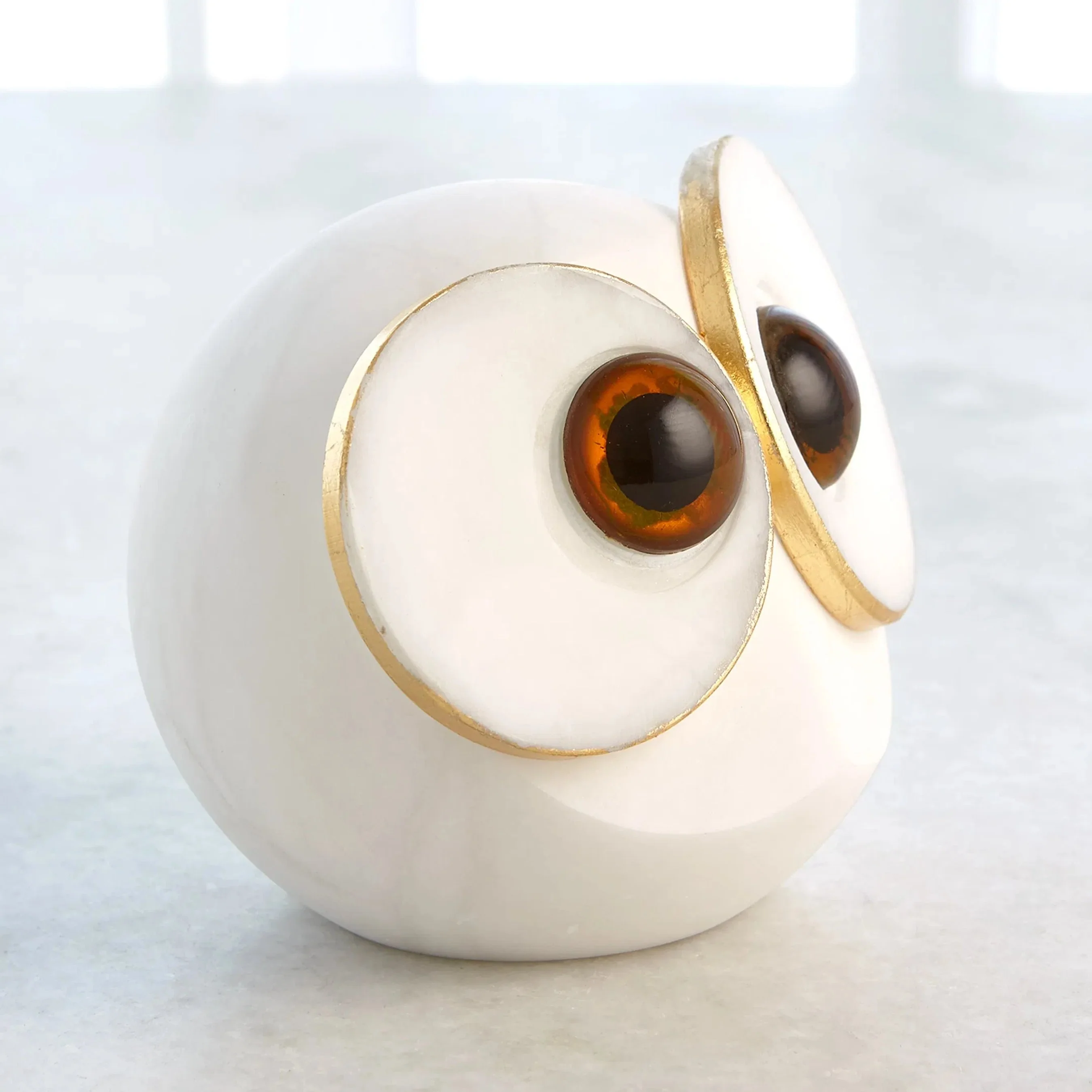 Alabaster Big Eyed Owl - Image 4