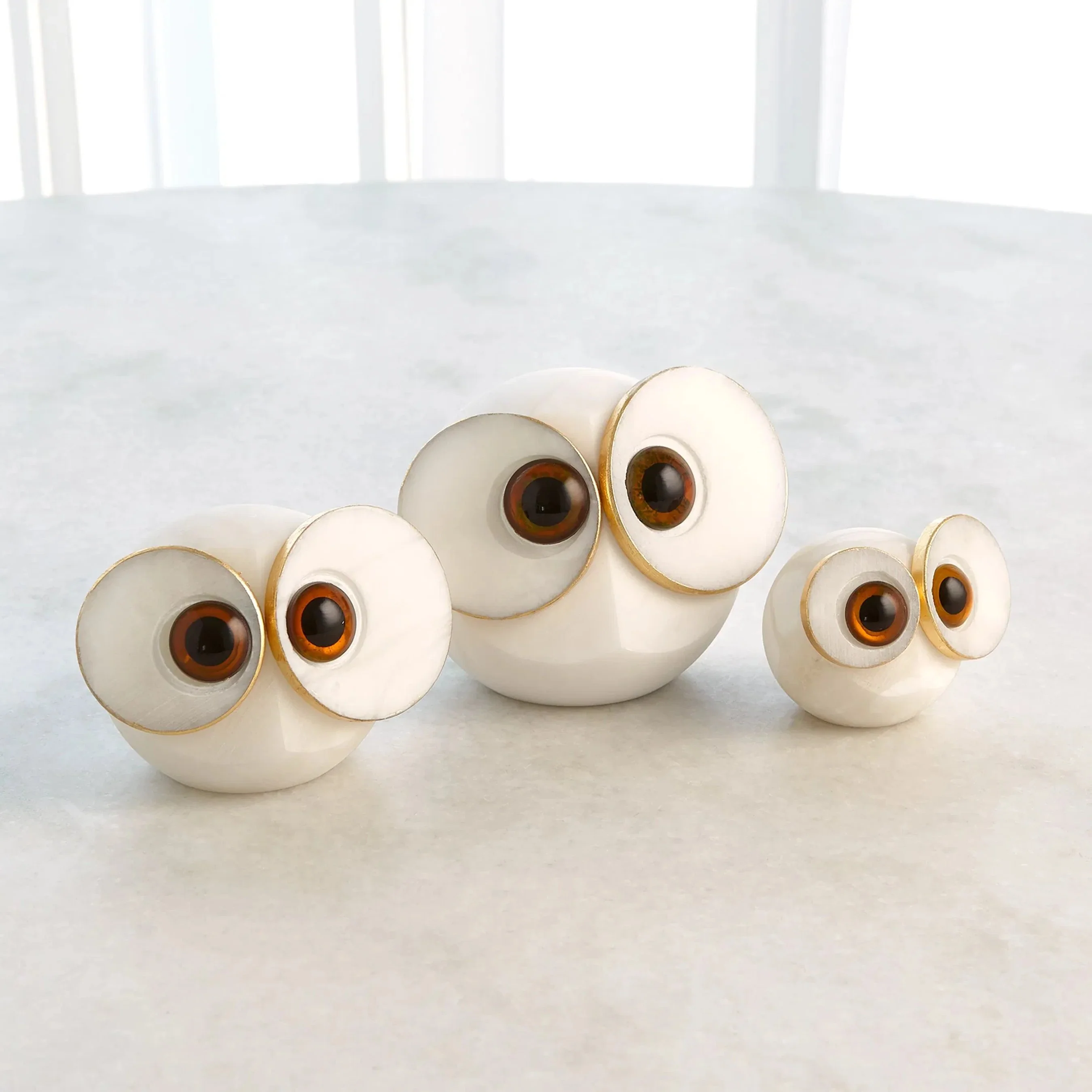 Alabaster Big Eyed Owl - Image 5