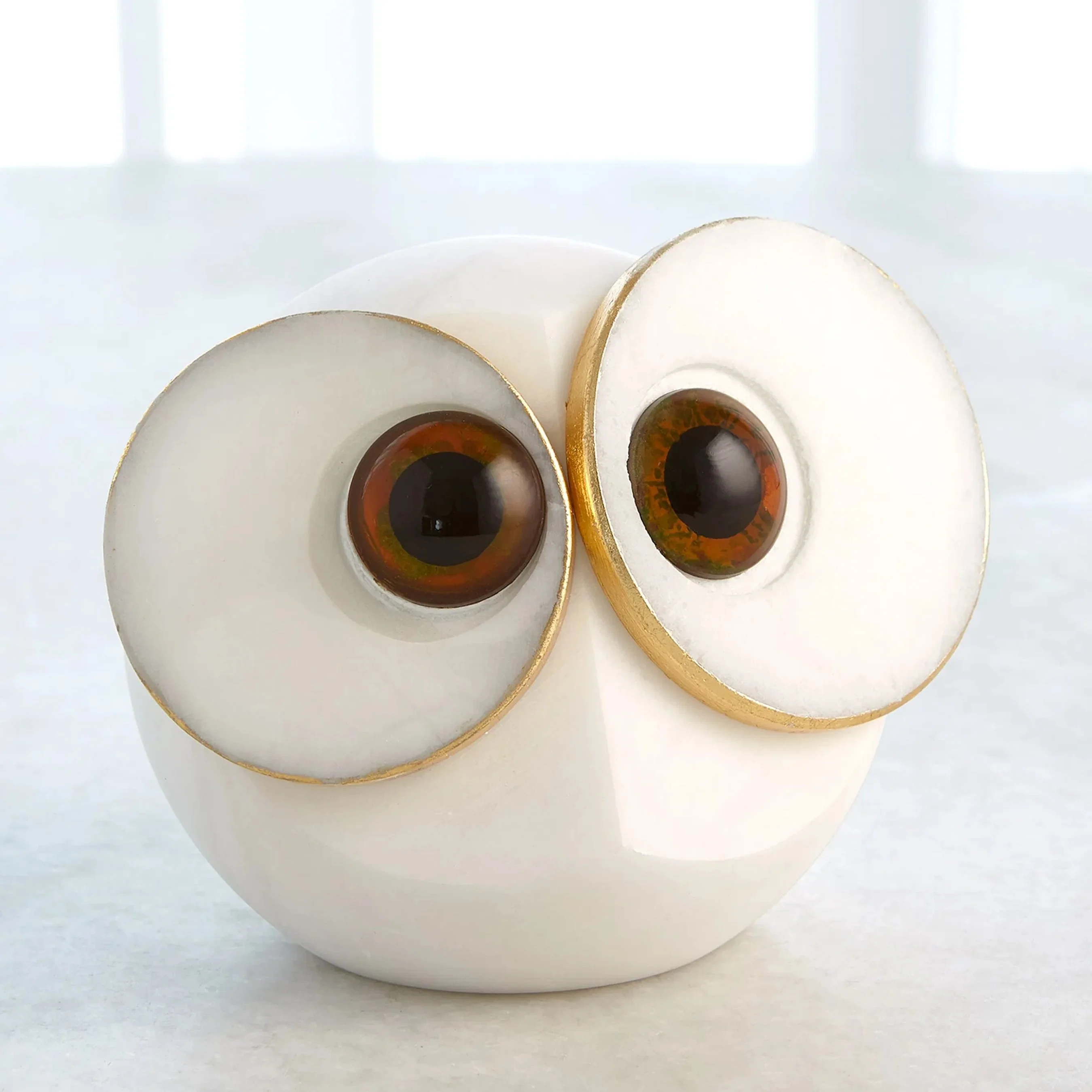 Alabaster Big Eyed Owl - Image 6