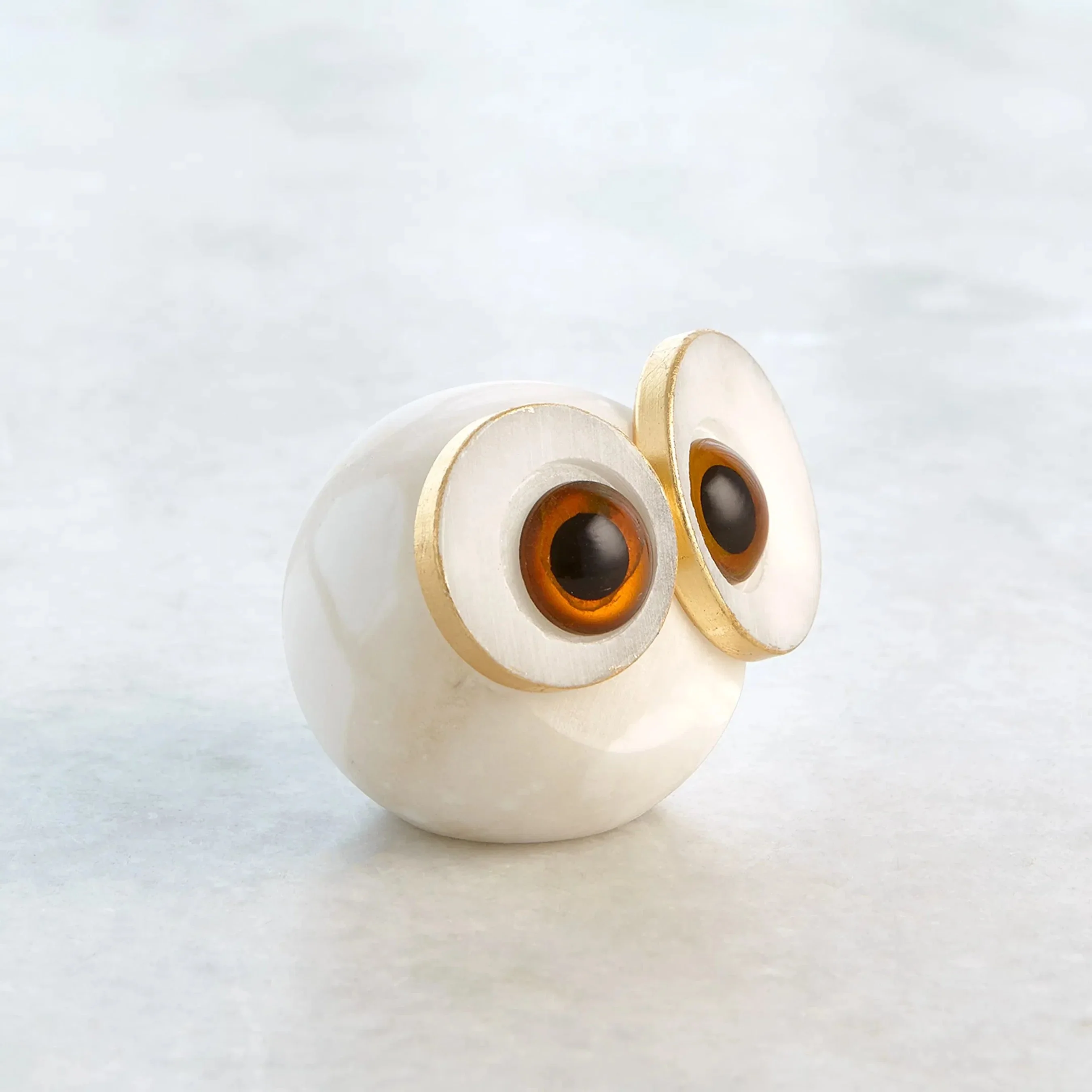 Alabaster Big Eyed Owl - Image 9