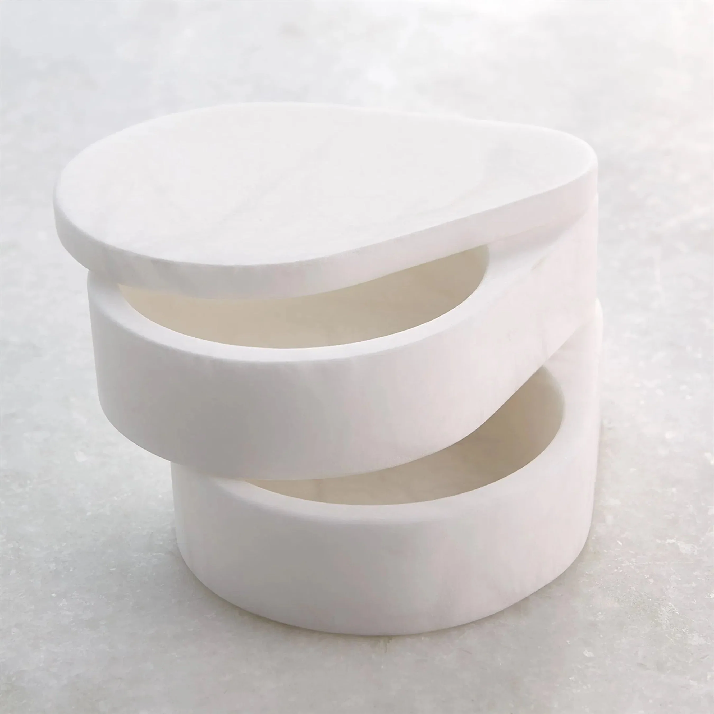 Alabaster Teardrop Double Box - Image 7