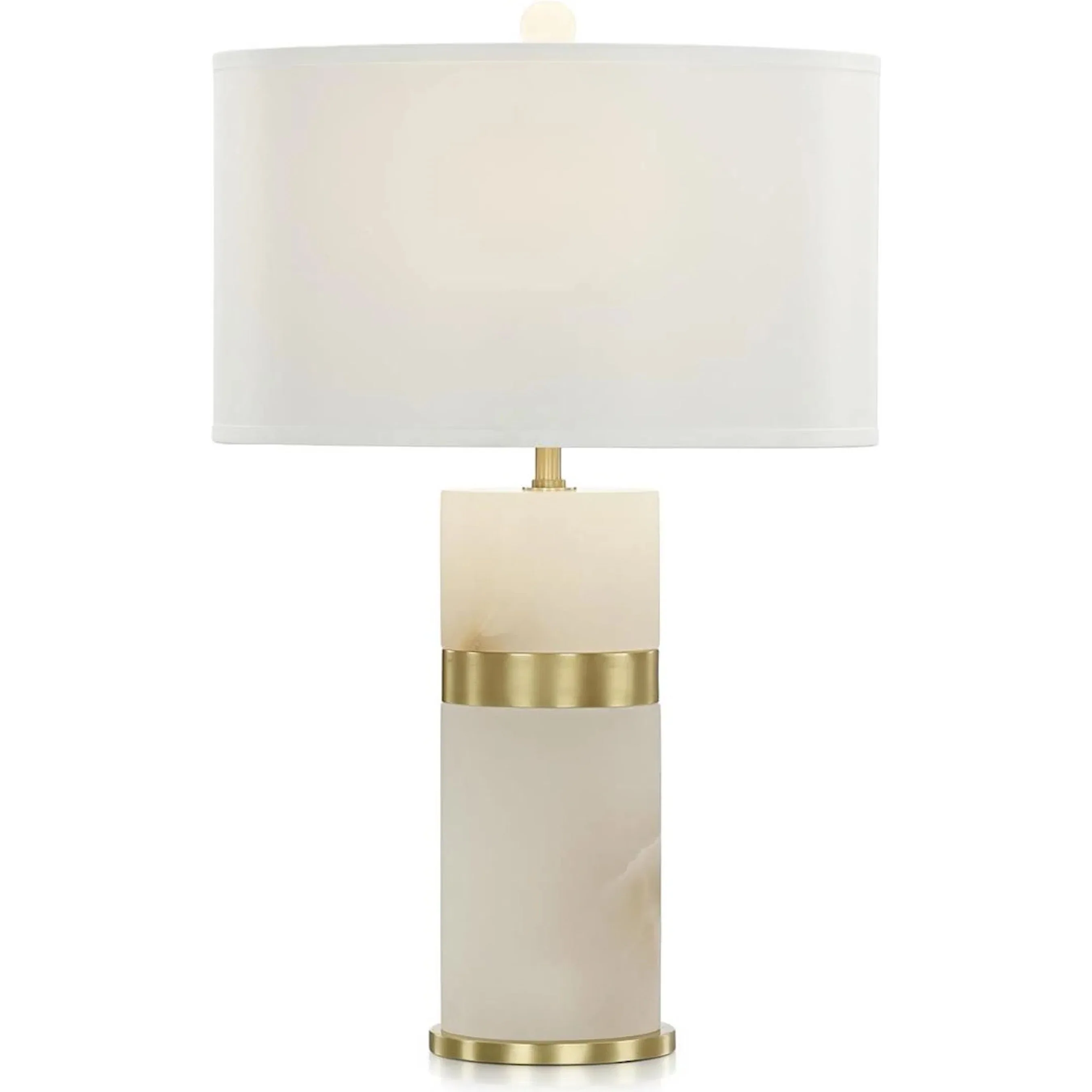 Alabaster Tower Table Lamp