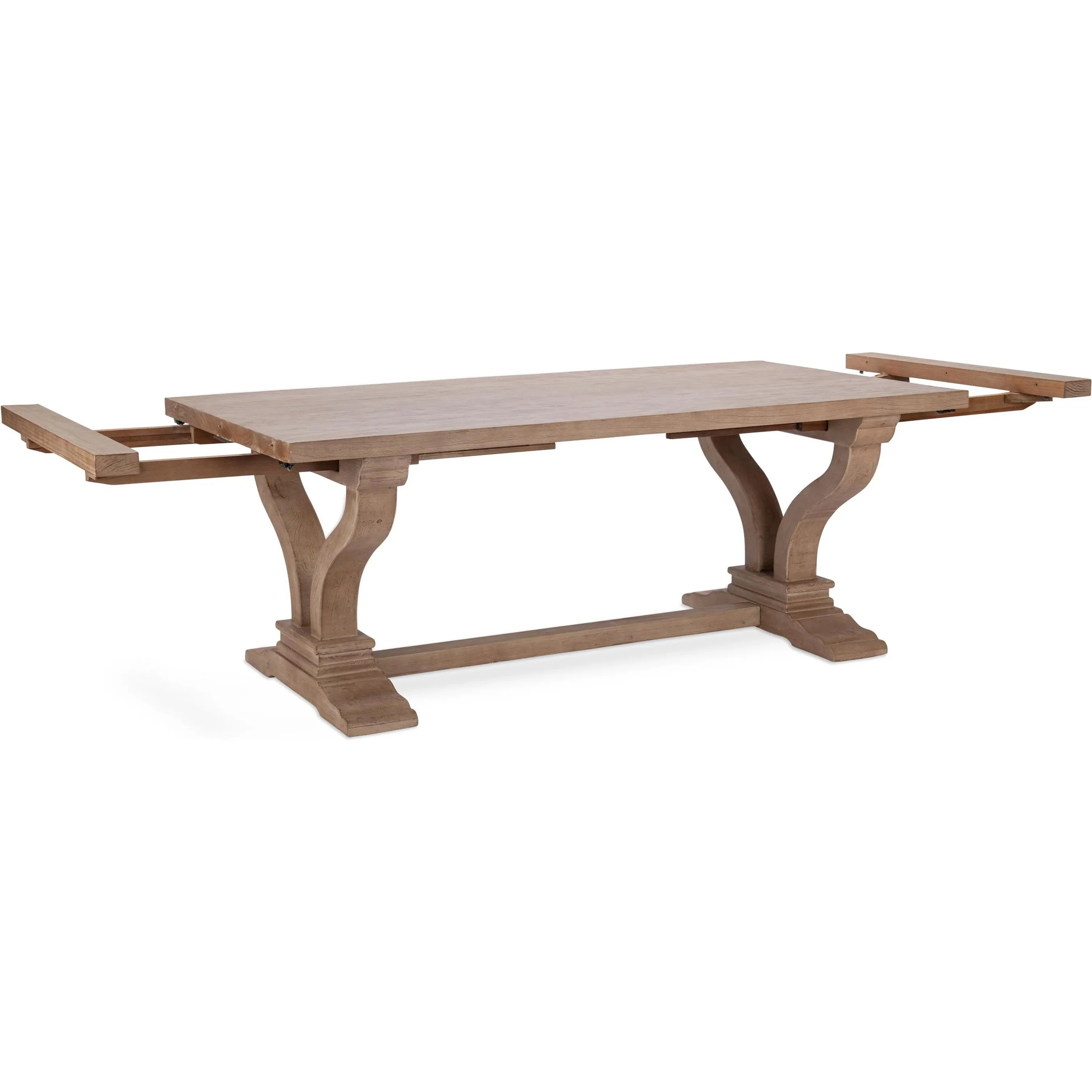 Alexander Extendable Reclaimed Pine Dining Table - Image 12