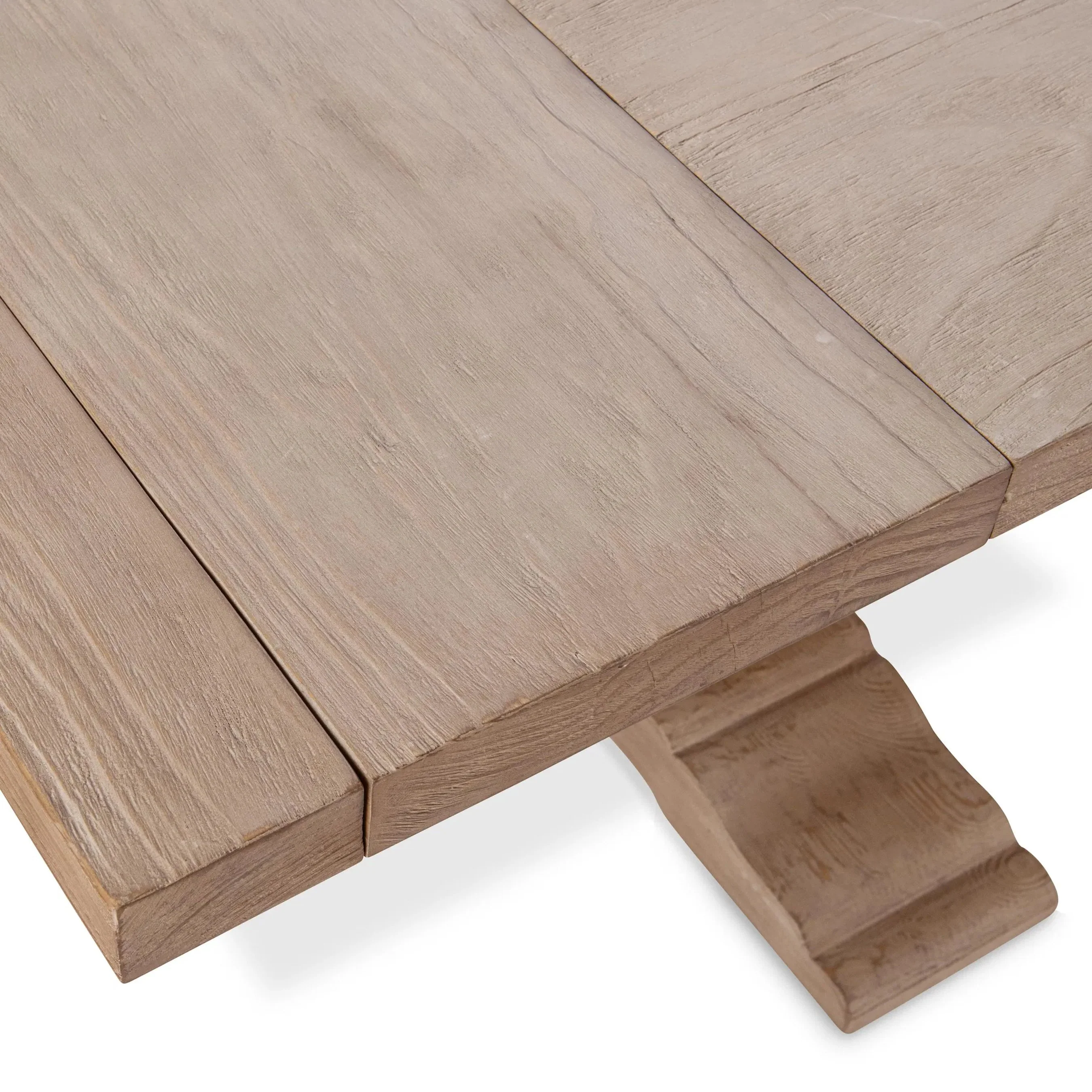 Alexander Extendable Reclaimed Pine Dining Table - Image 15
