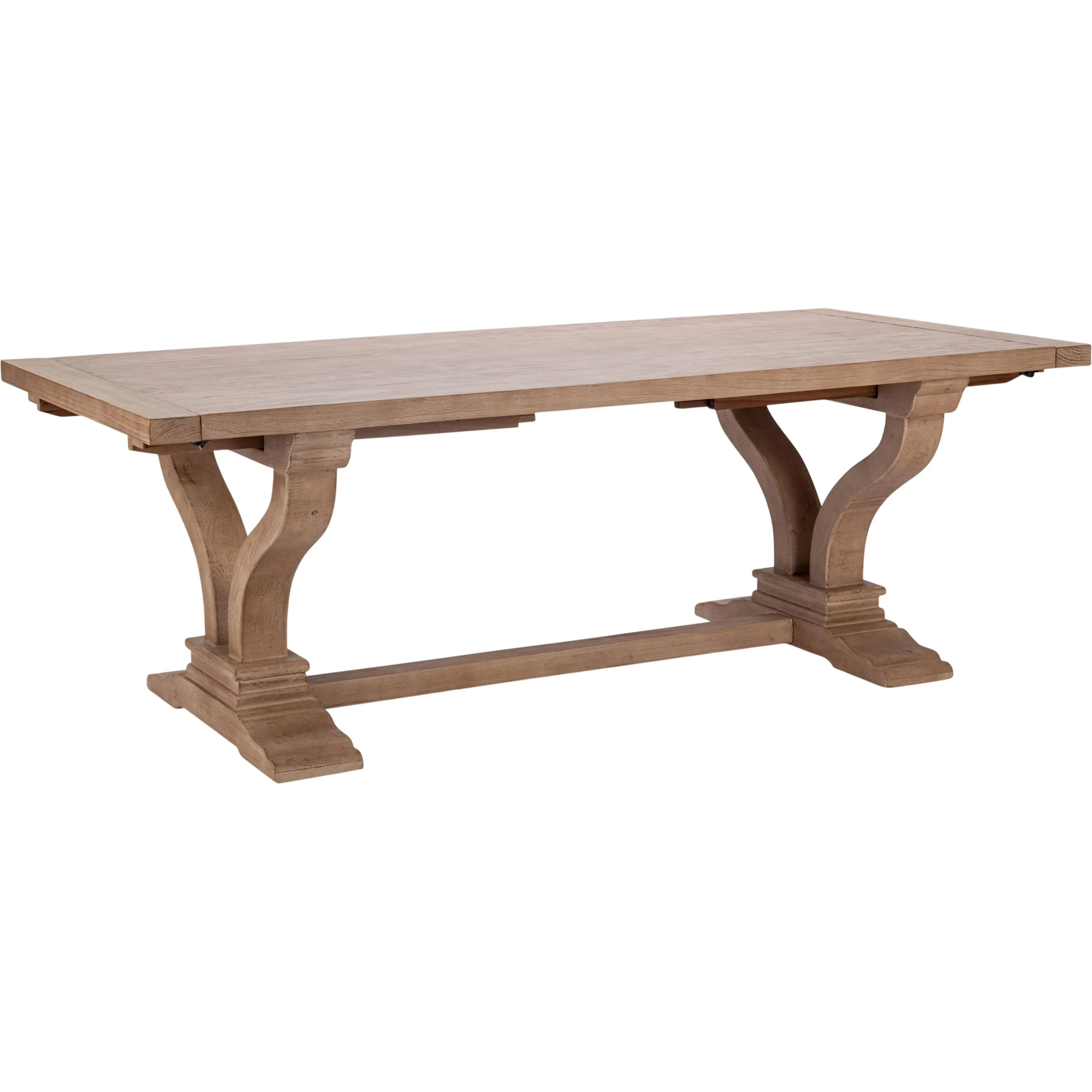 Alexander Extendable Reclaimed Pine Dining Table - Image 2