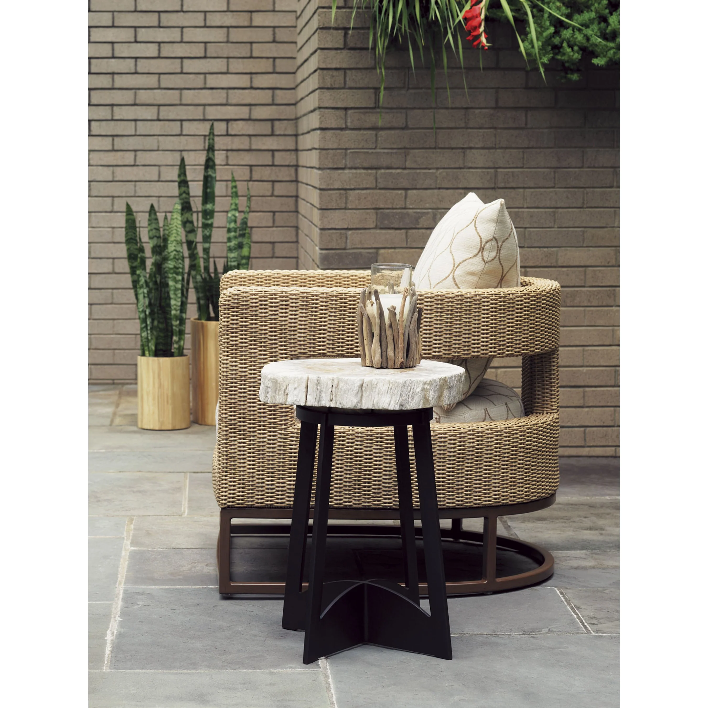 Alfresco Living Petrified Wood Table - Image 2