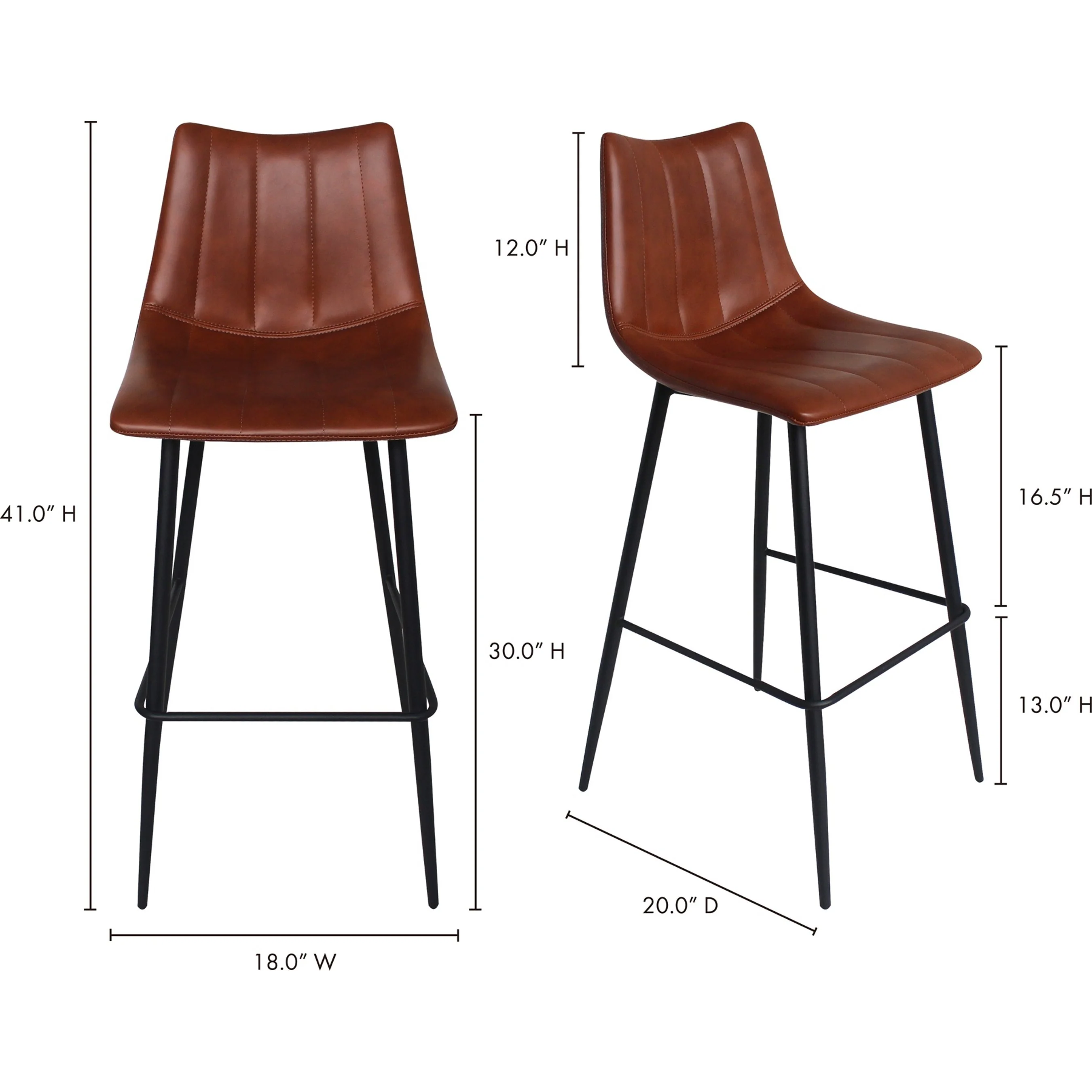 Alibi Barstool (Set of 2) - Image 9