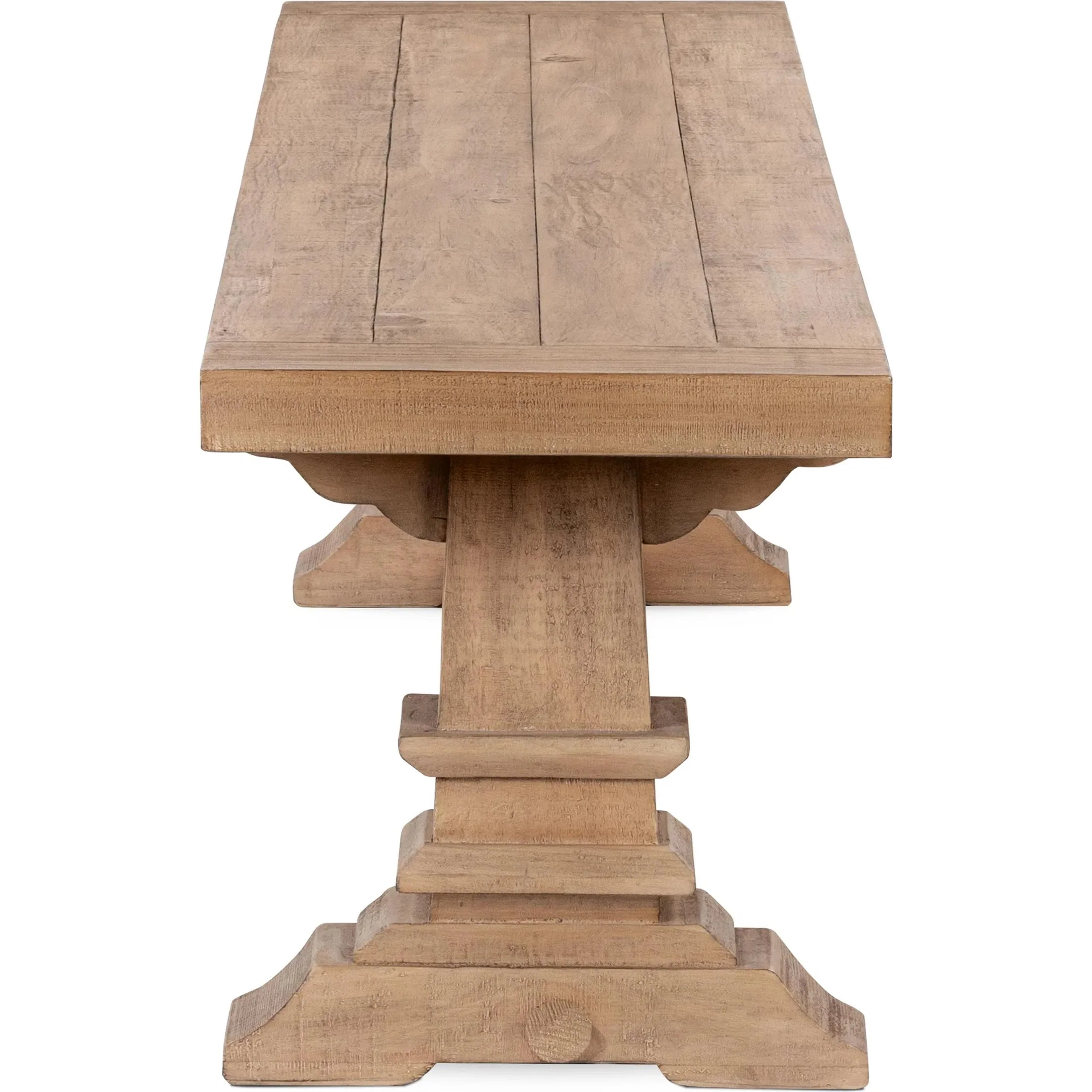 Allegra Reclaimed Pine Wood Dining Bench - Image 4