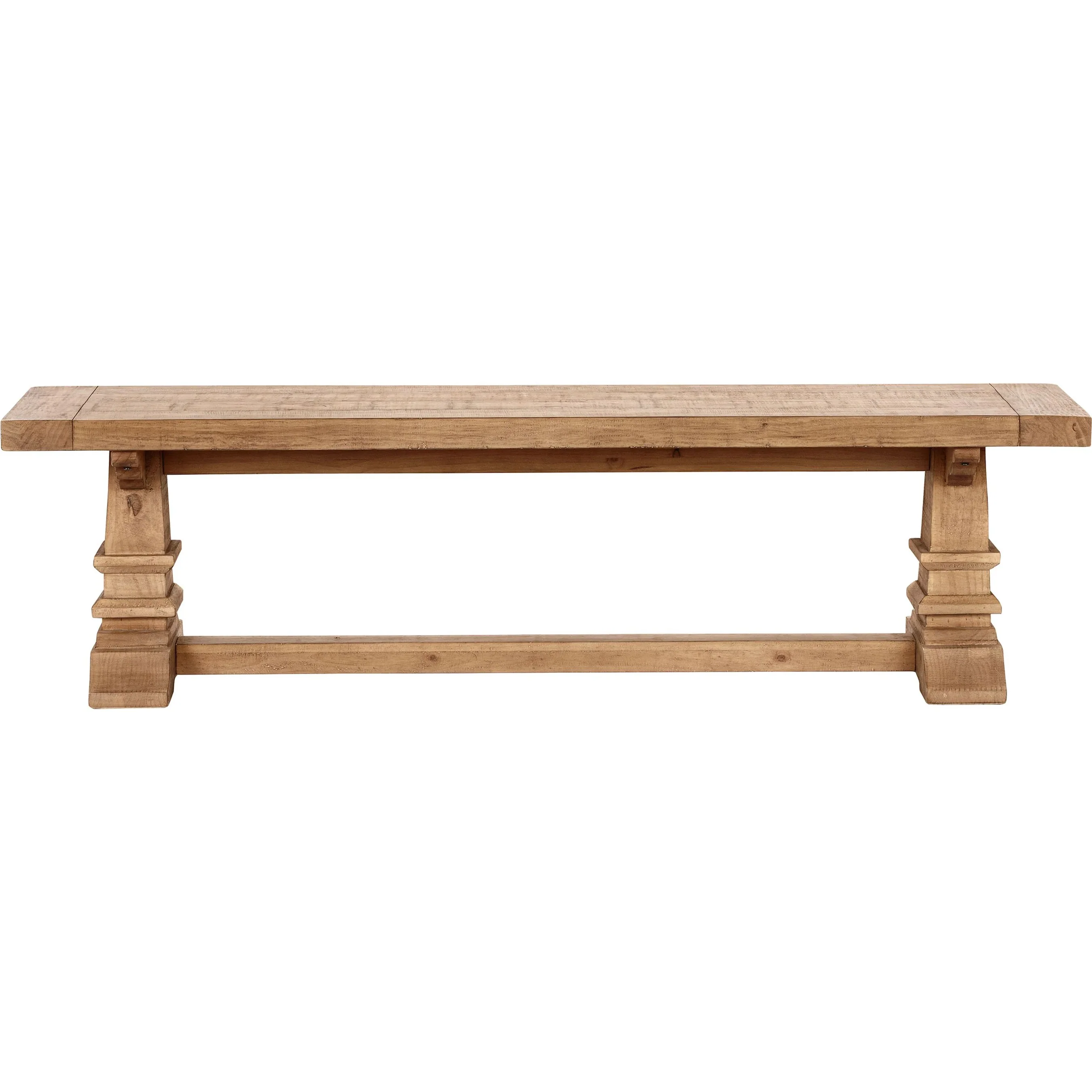Allegra Reclaimed Pine Wood Dining Bench - Image 5