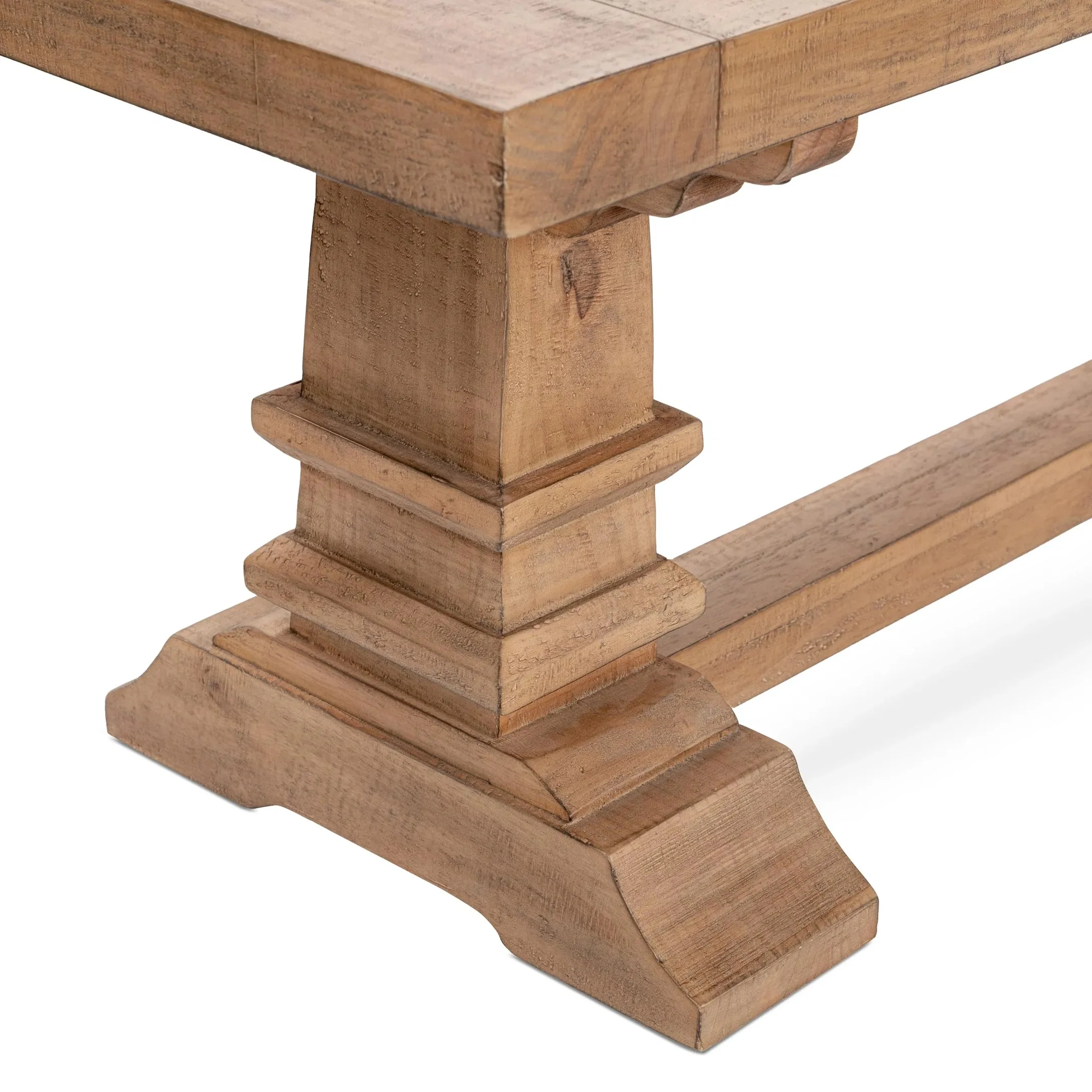 Allegra Reclaimed Pine Wood Dining Bench - Image 7