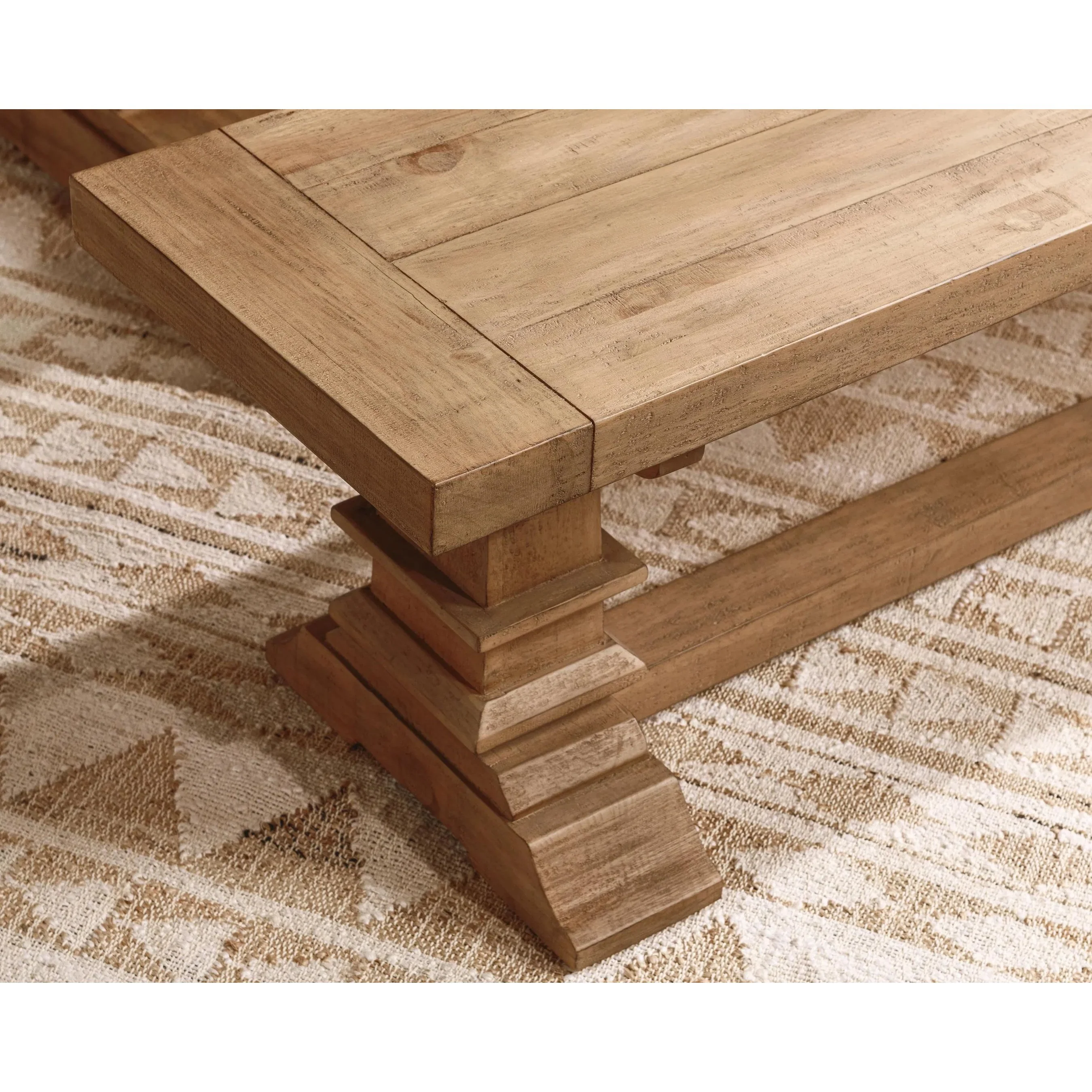 Allegra Reclaimed Pine Wood Dining Bench - Image 9