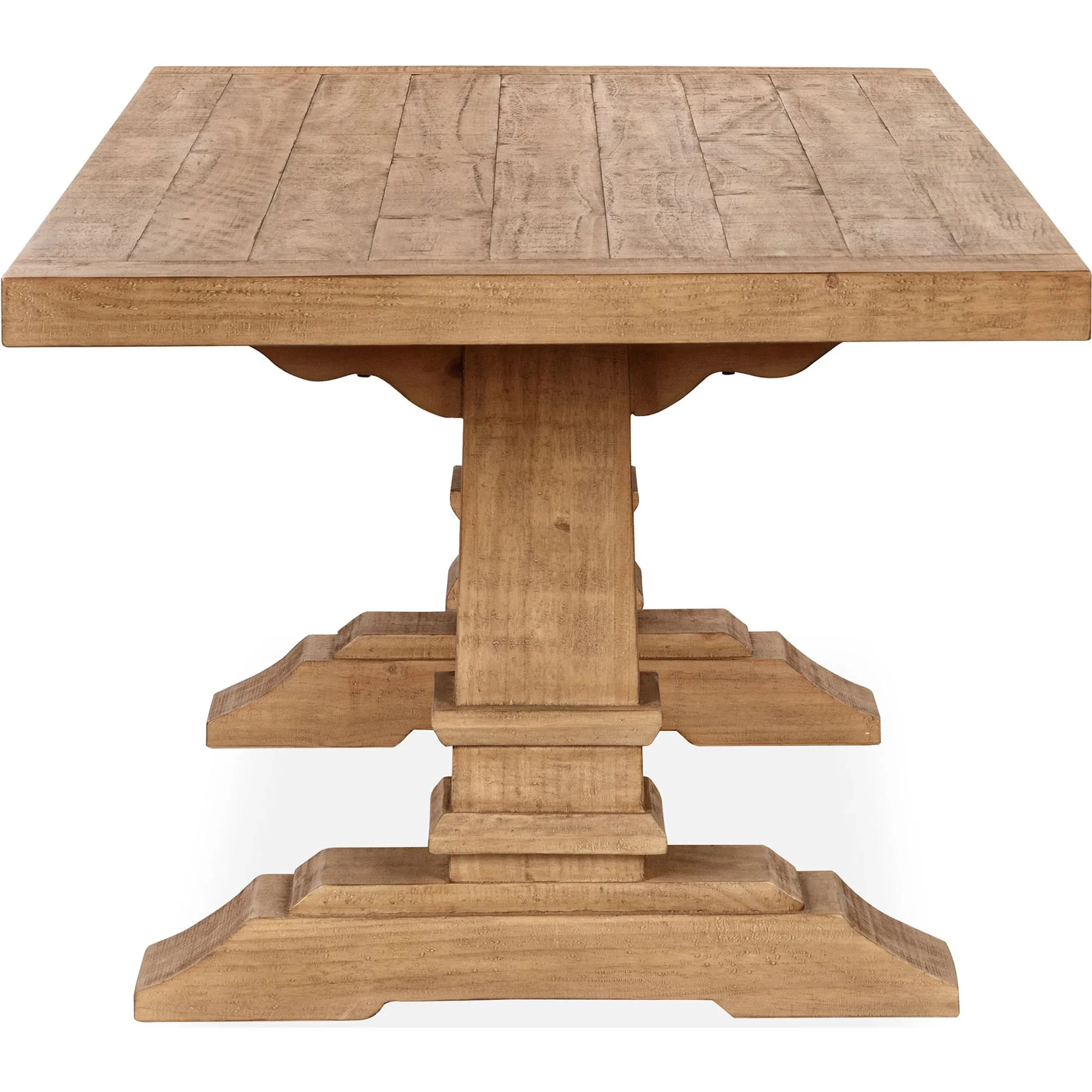 Allegra Reclaimed Pine Wood Dining Table - Image 5