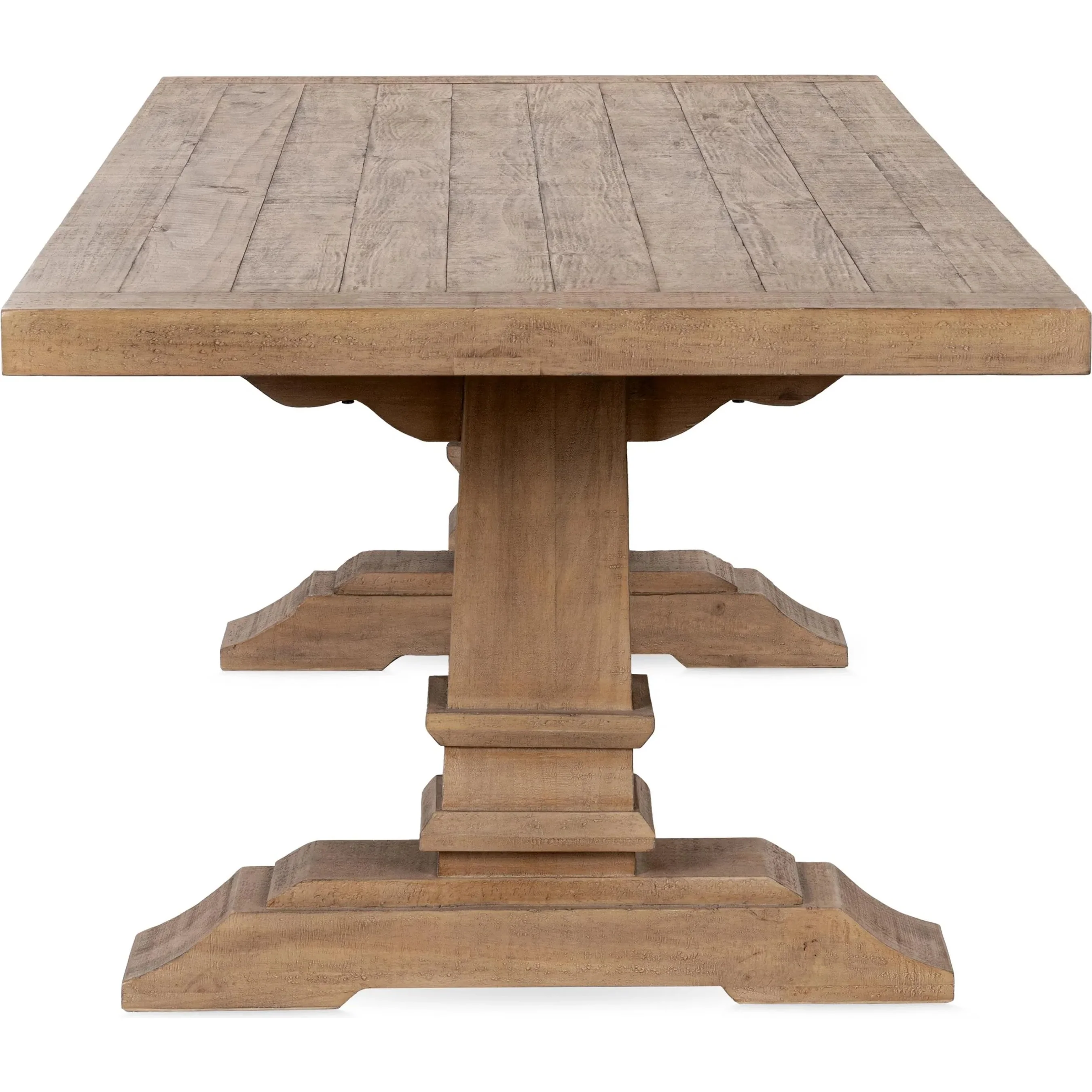 Allegra Reclaimed Pine Wood Dining Table - Image 7