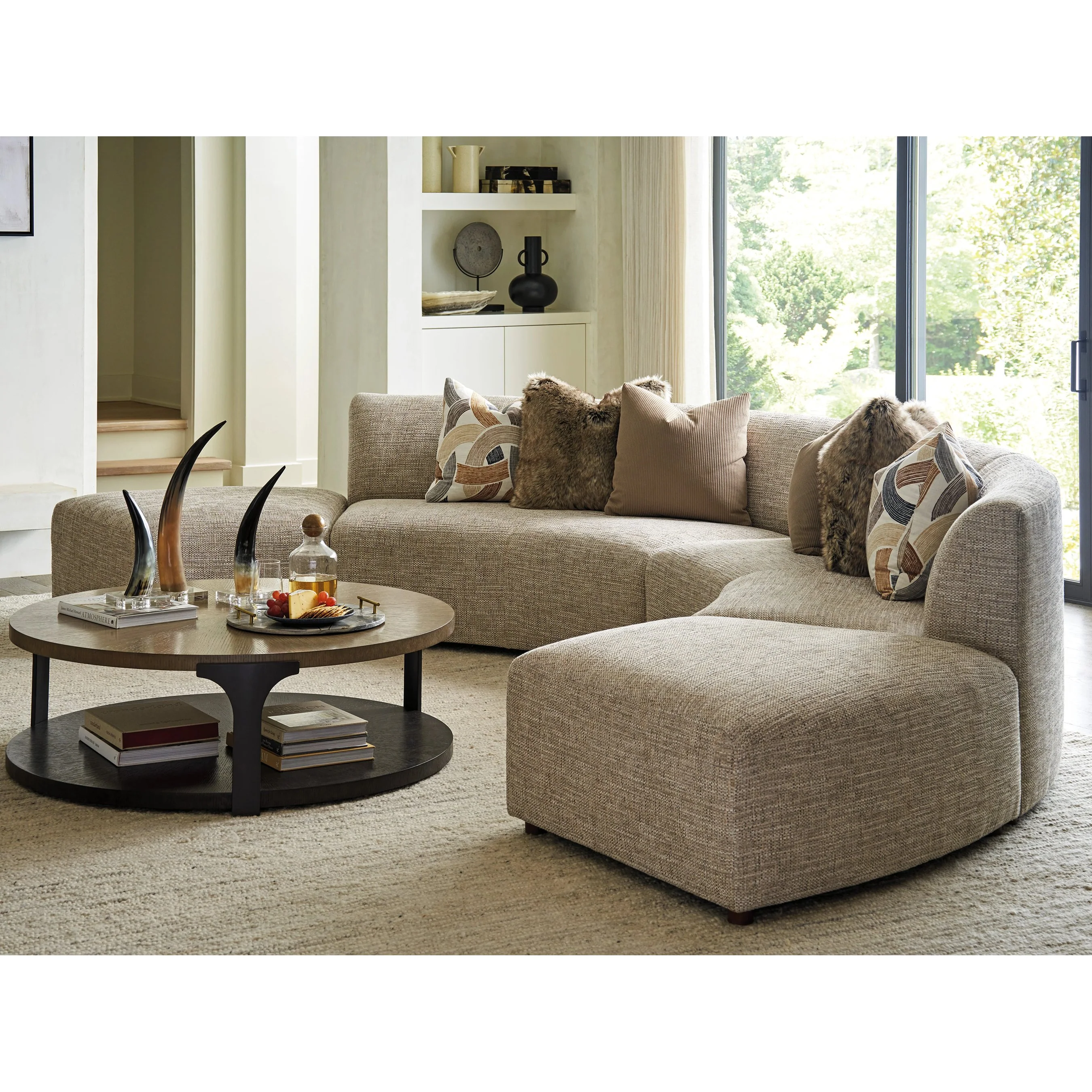Alston Wedge Ottoman - Image 3