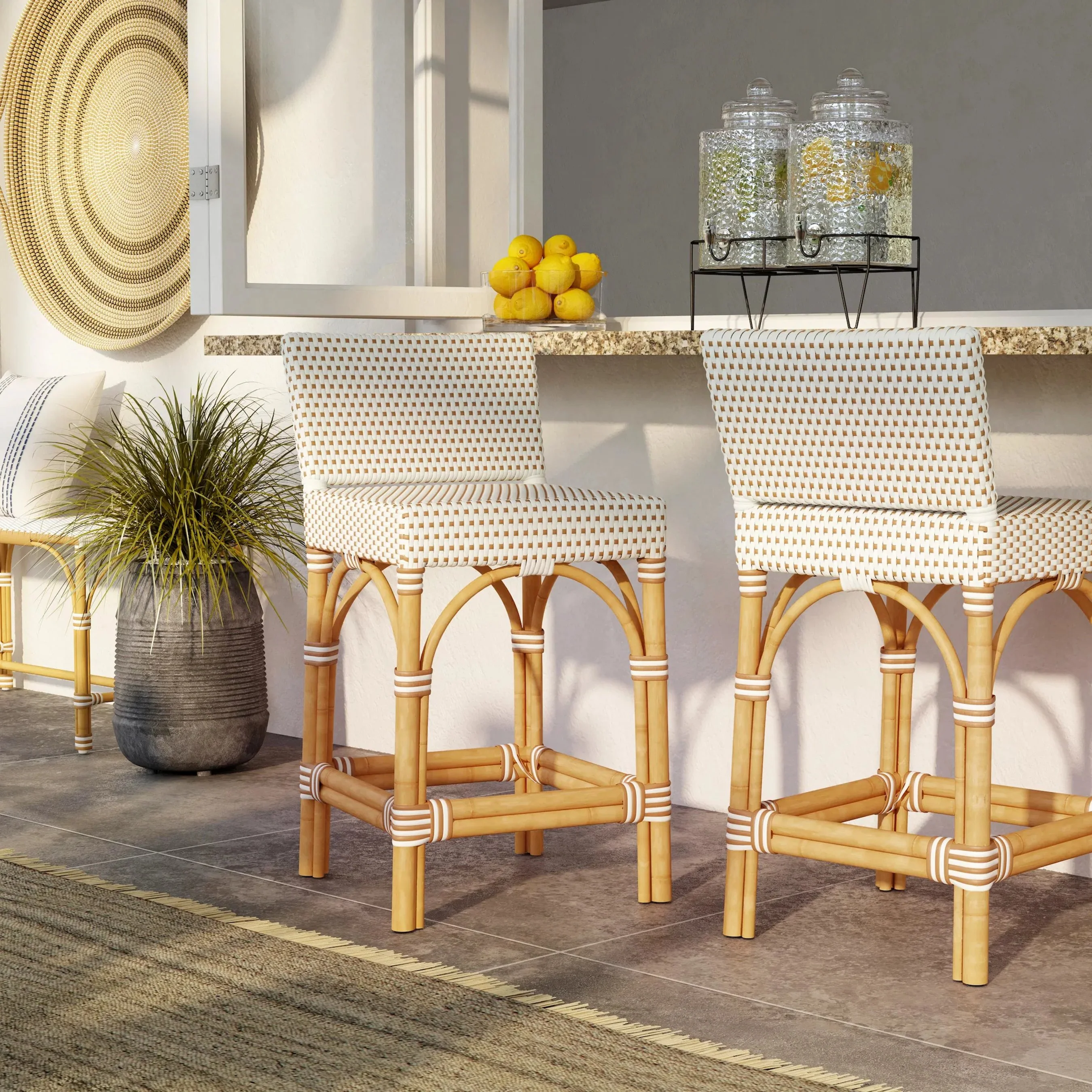Amalfi Outdoor Counter Stool - Image 11