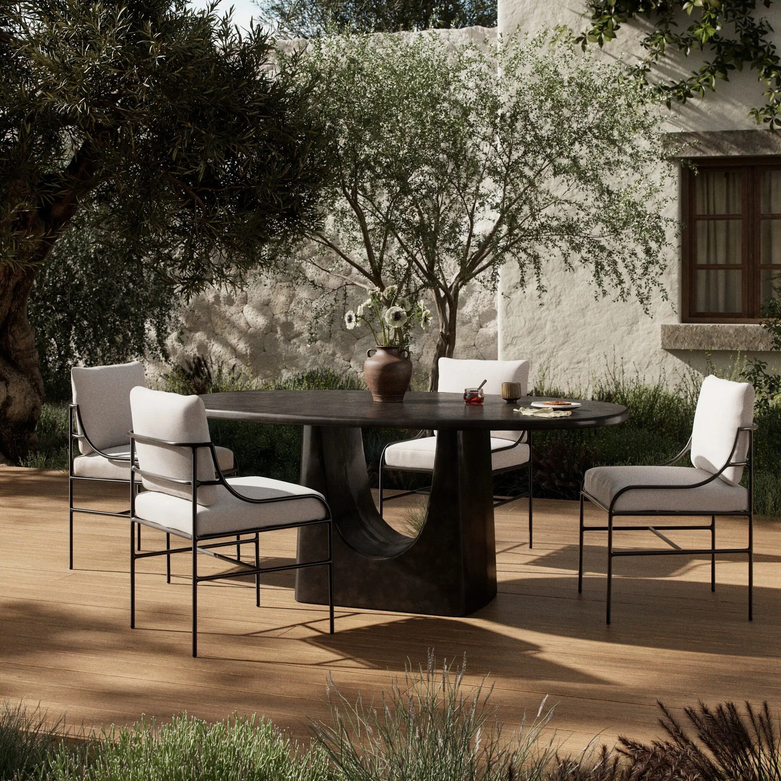 Amato Outdoor Dining Table-72" - Image 9
