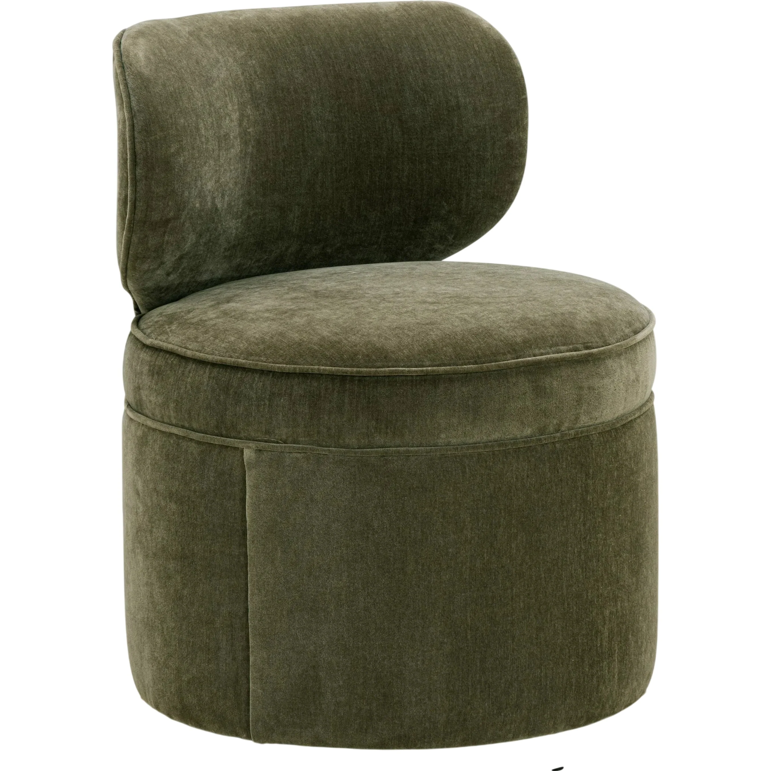 Amaya Upcycled Chenille Swivel Desk Chair