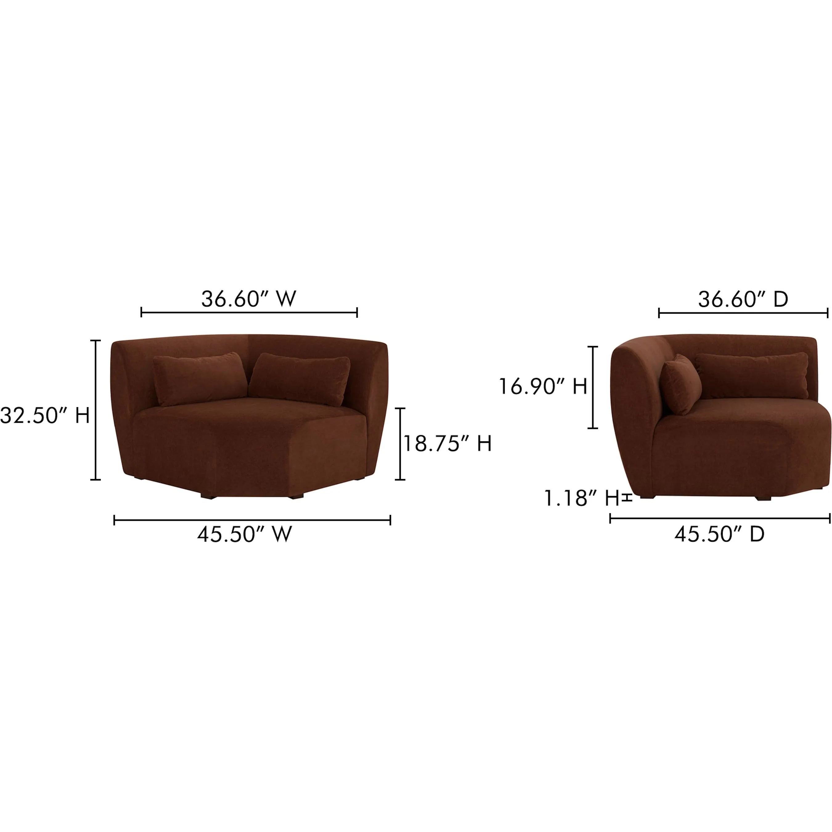 Amelia Corner Chair - Image 8
