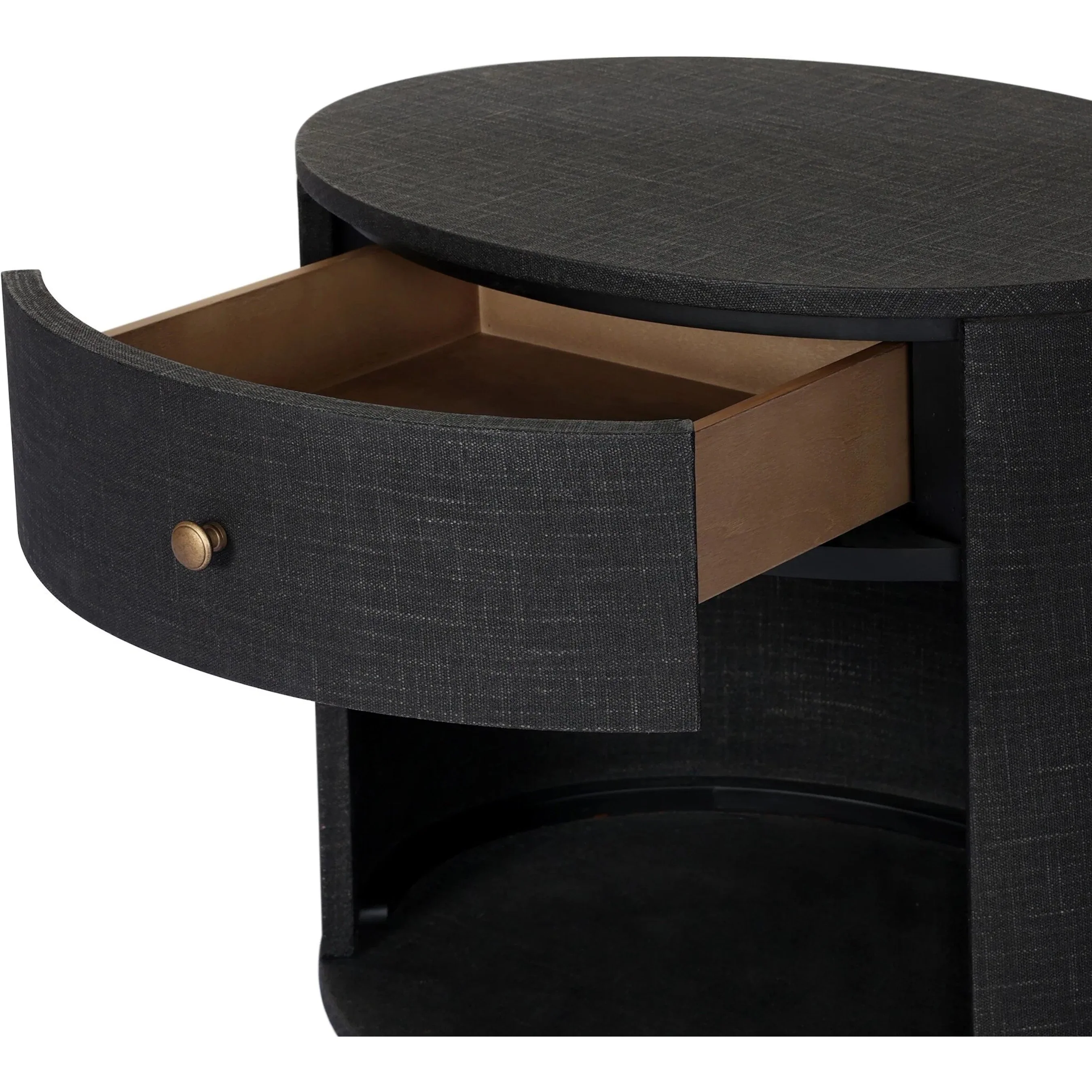 Amelia Oval One Drawer Nightstand - Image 12