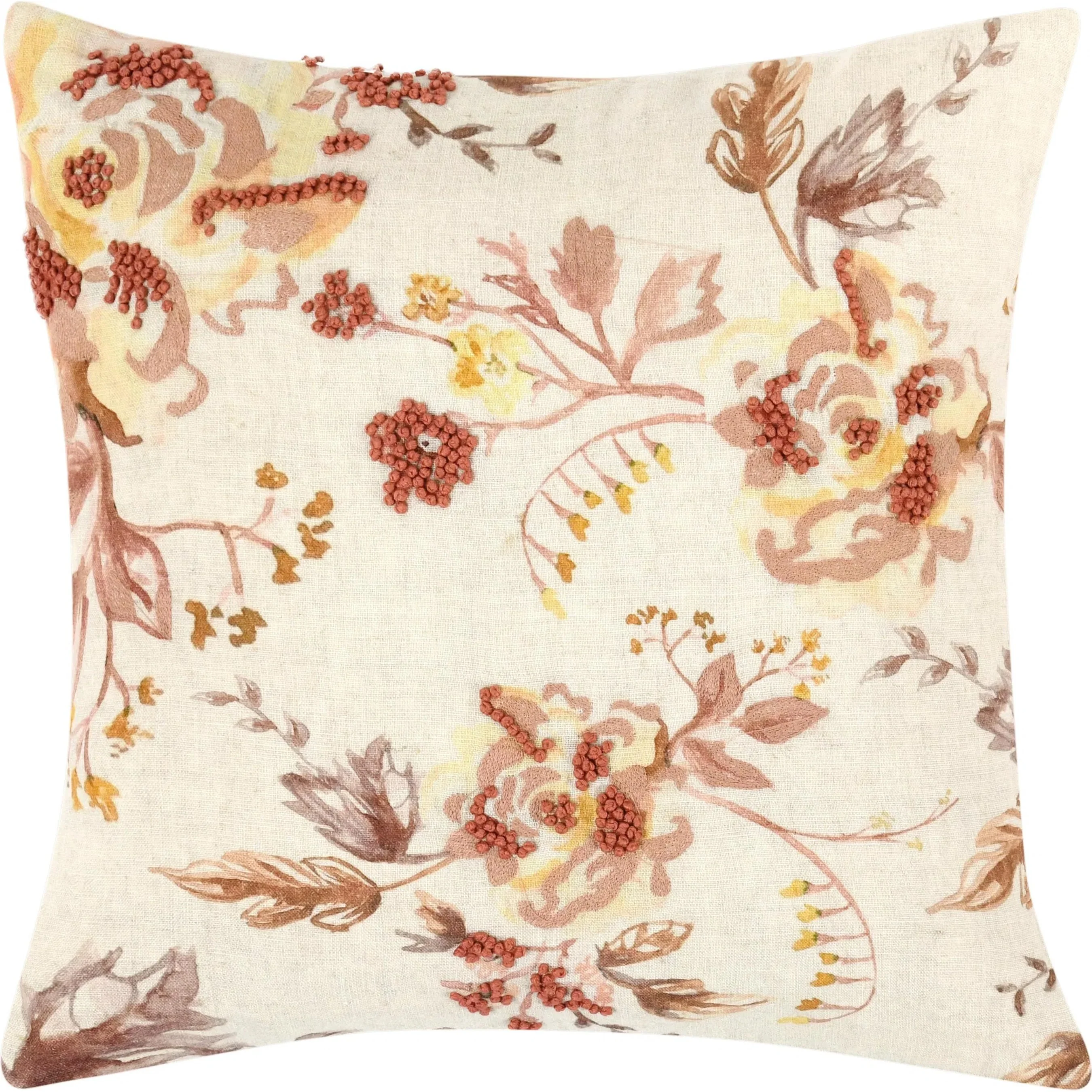 Amra Belgian Linen Throw Pillow