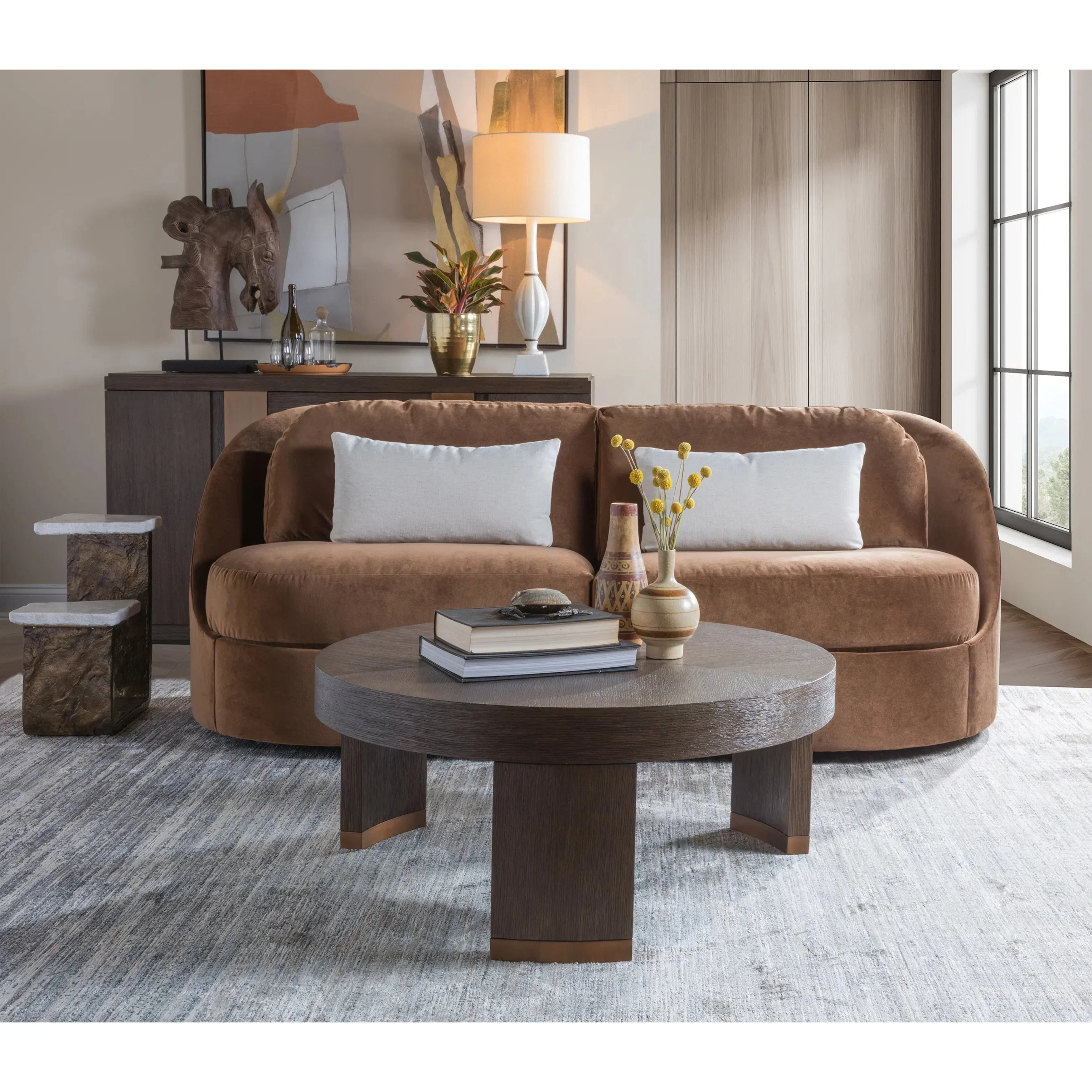 Andare Round Cocktail Table - Image 5