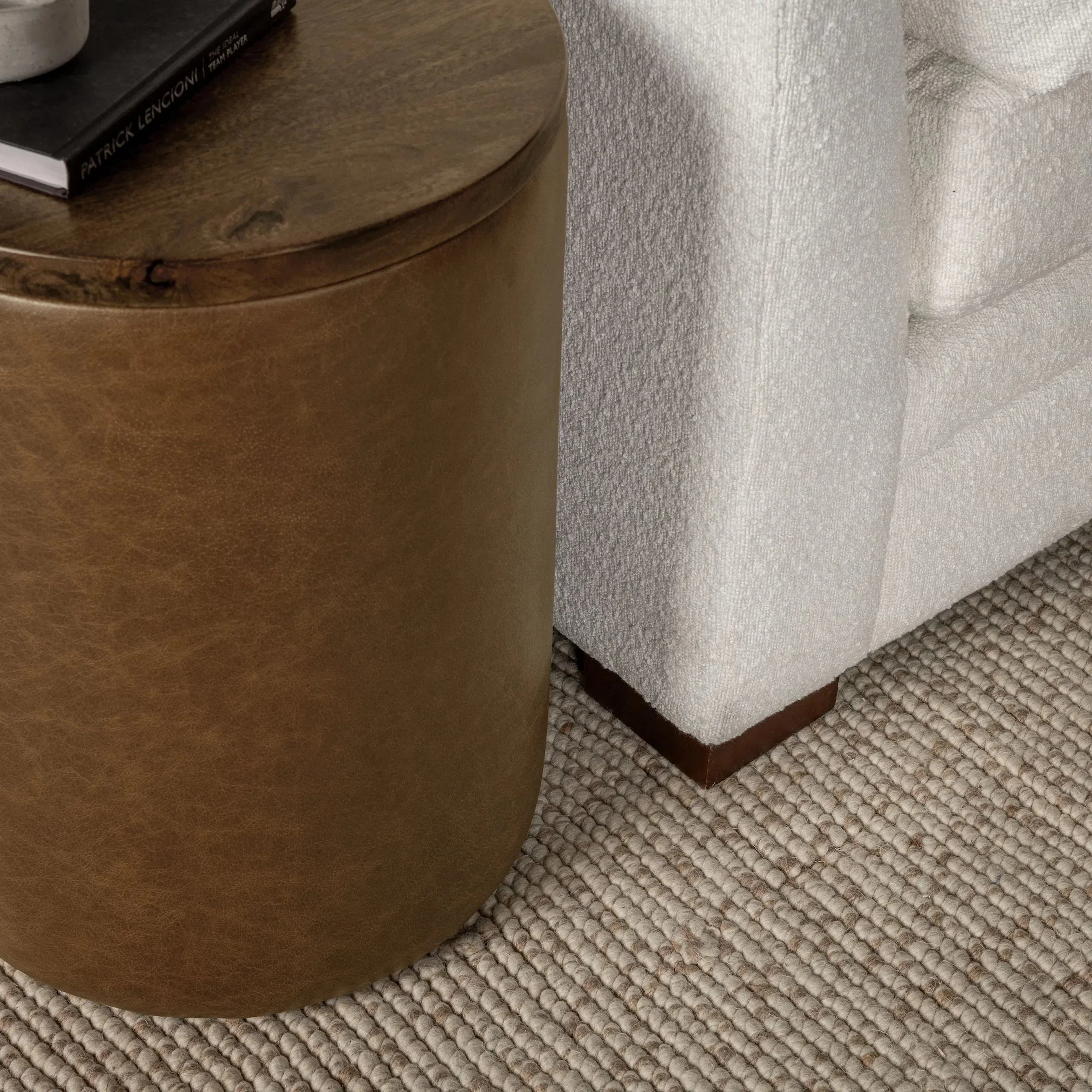Andra Mango Wood Accent End Table - Image 9