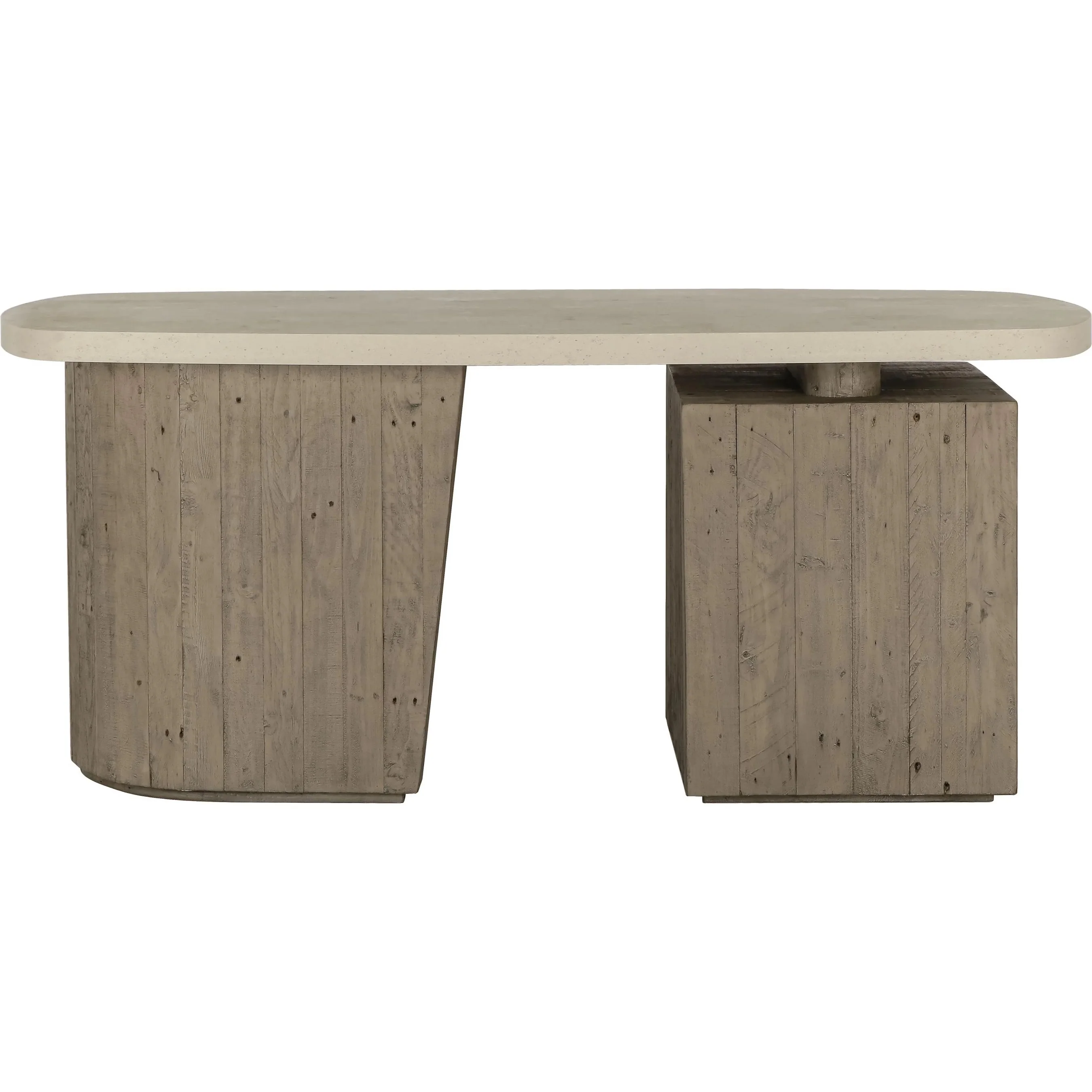Angus Reclaimed Wood Writing Desk - Image 5
