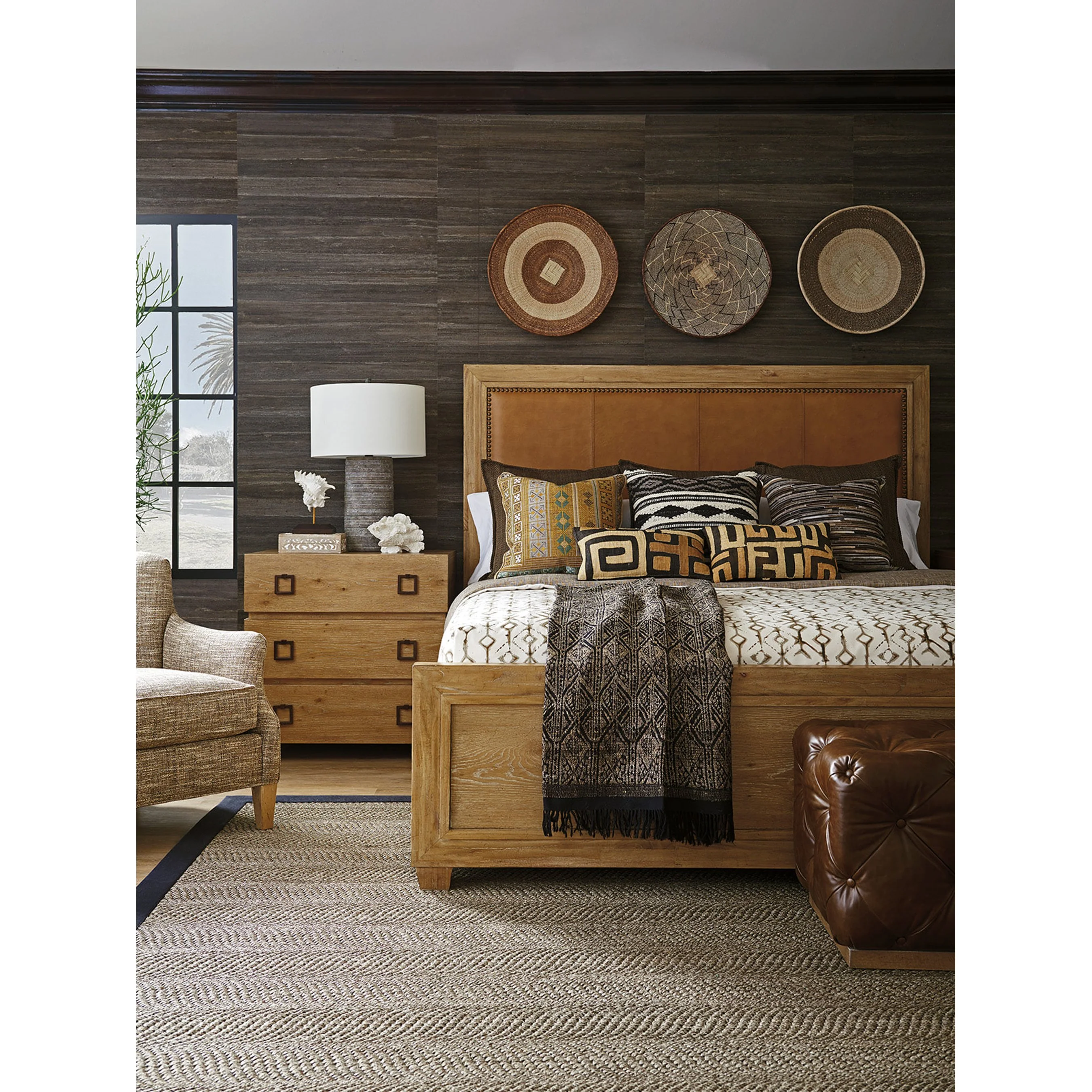Antilles Upholstered Panel Bed - Image 7