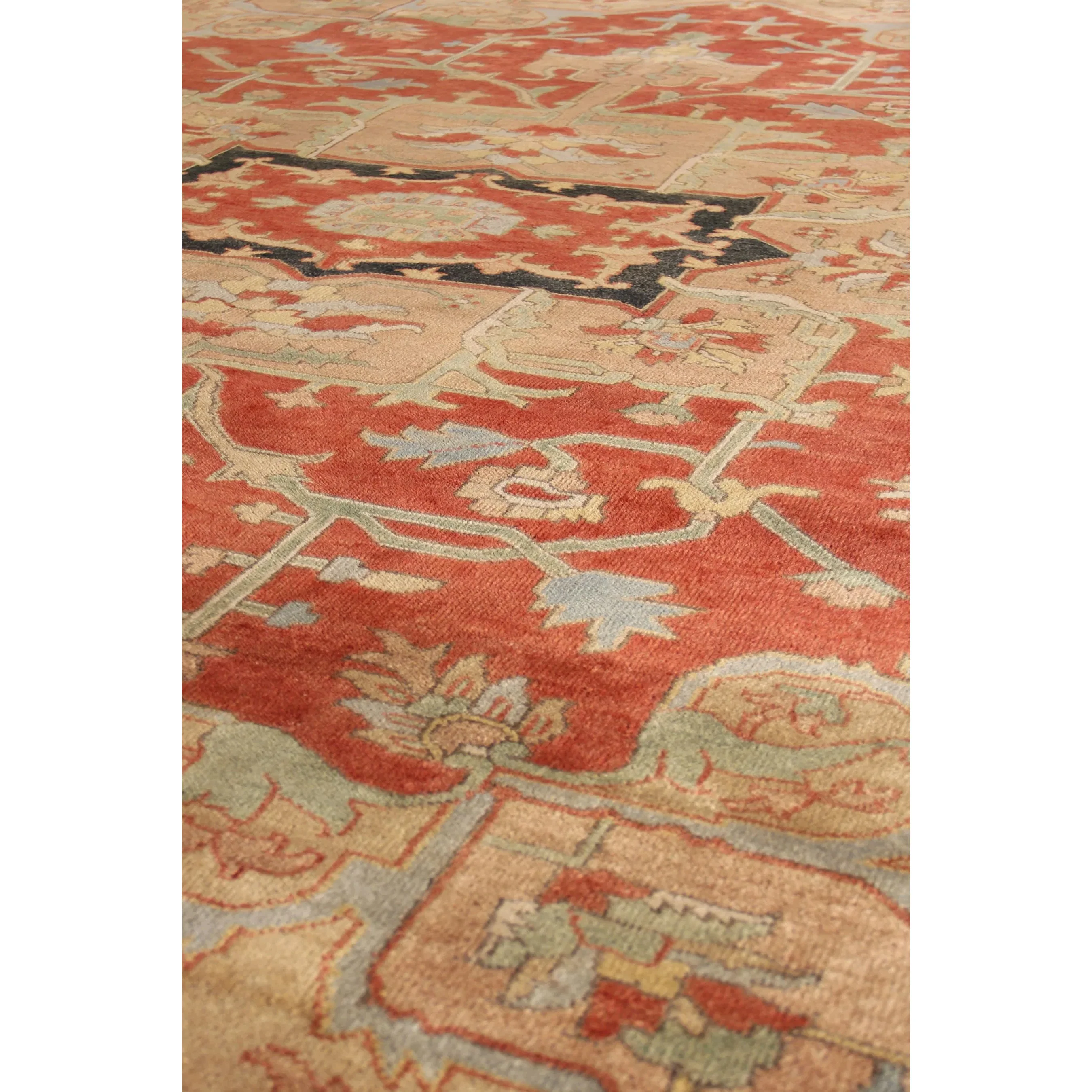 Antique Weave Area Serapi Rug - Image 5