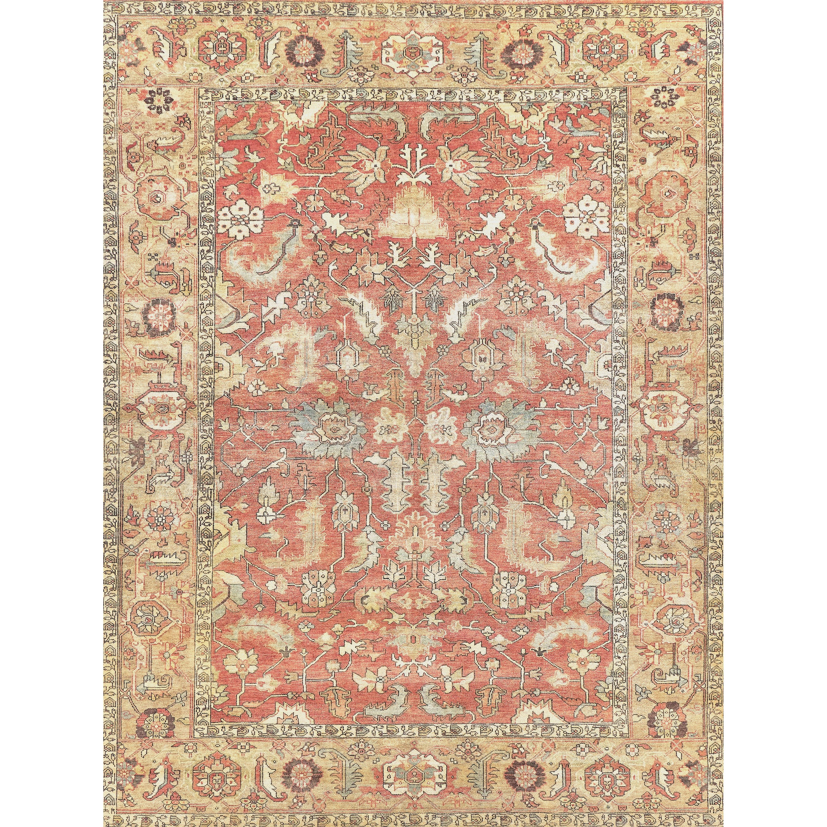 Antique Weave Handmade Serapi Rug - Image 2