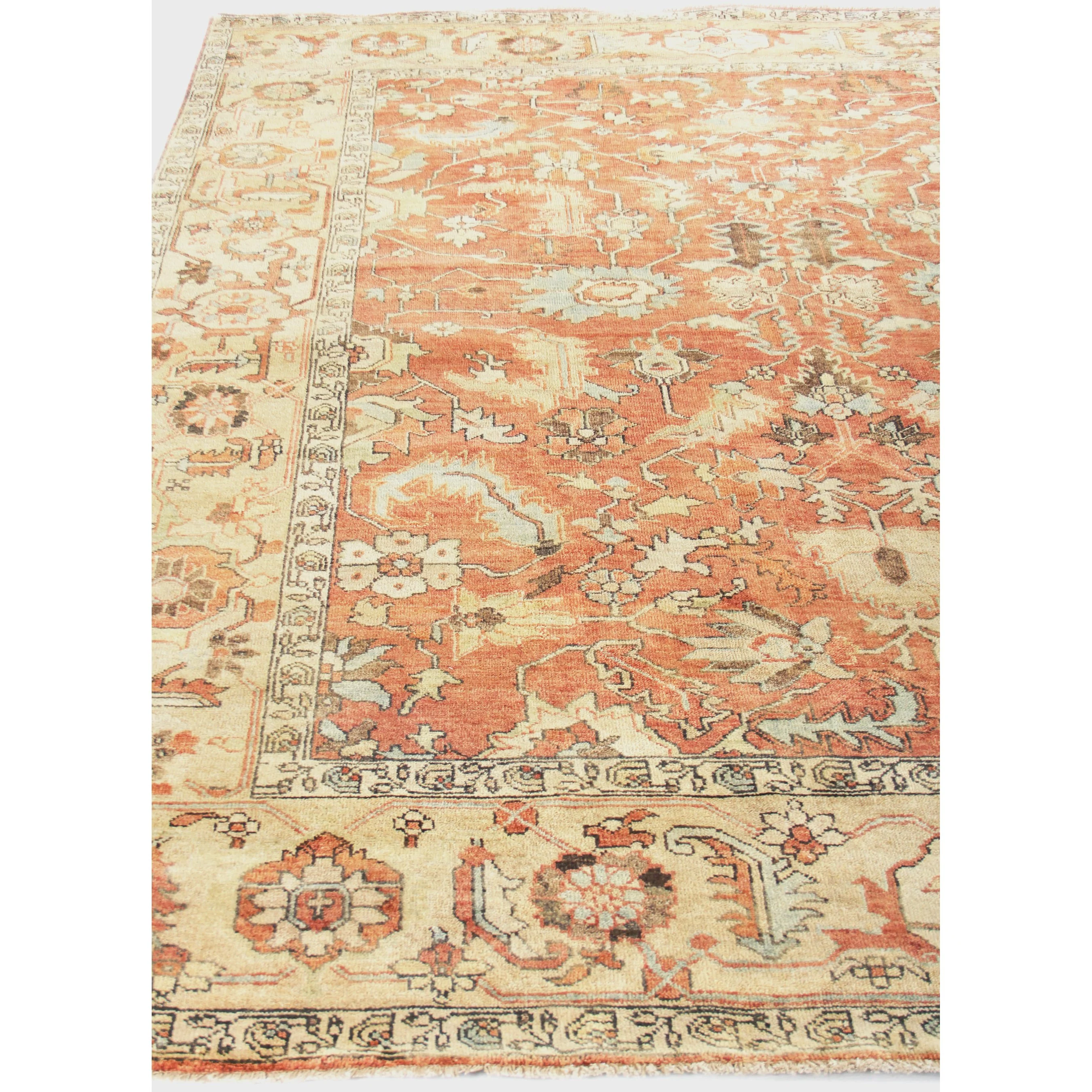 Antique Weave Handmade Serapi Rug - Image 3