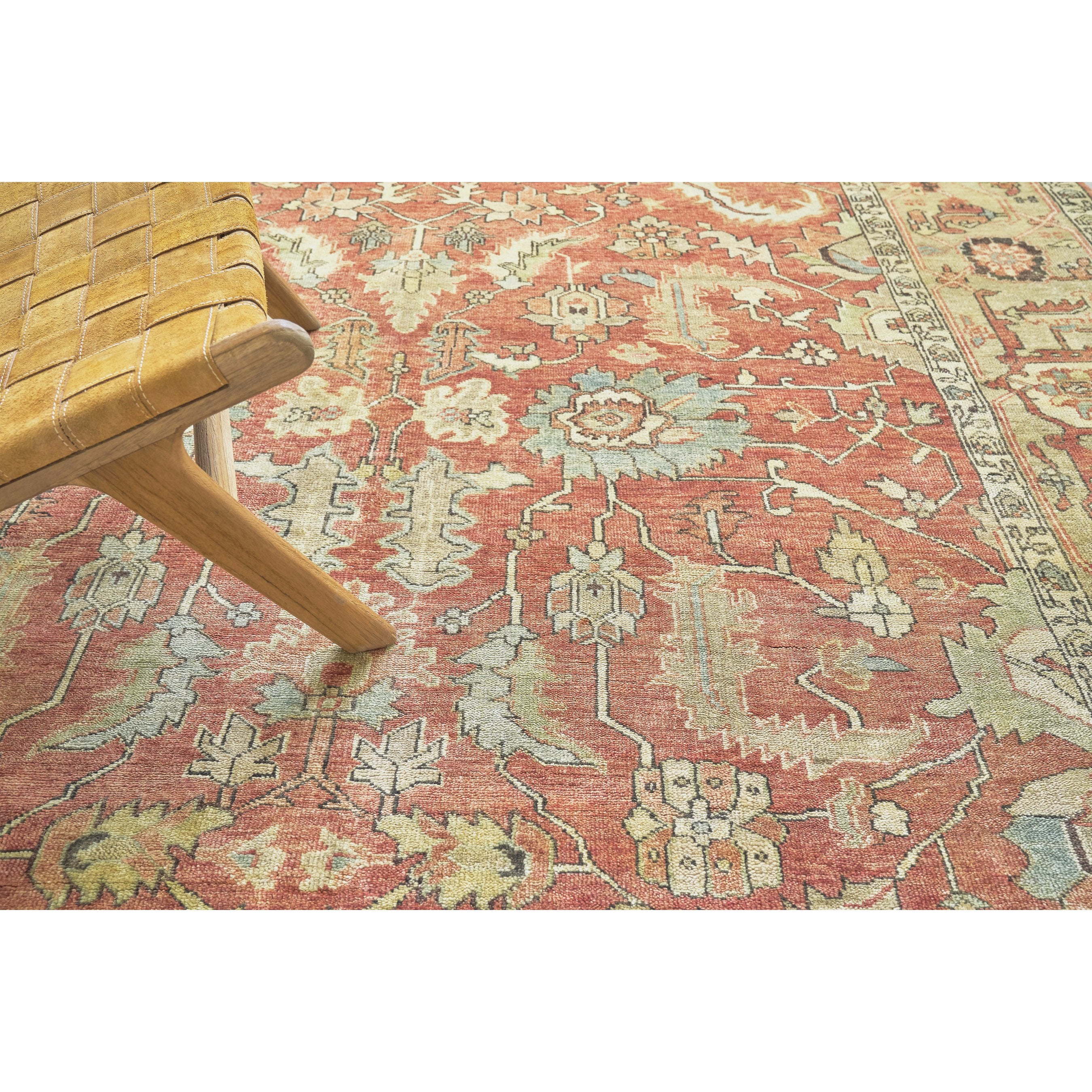 Antique Weave Handmade Serapi Rug - Image 8